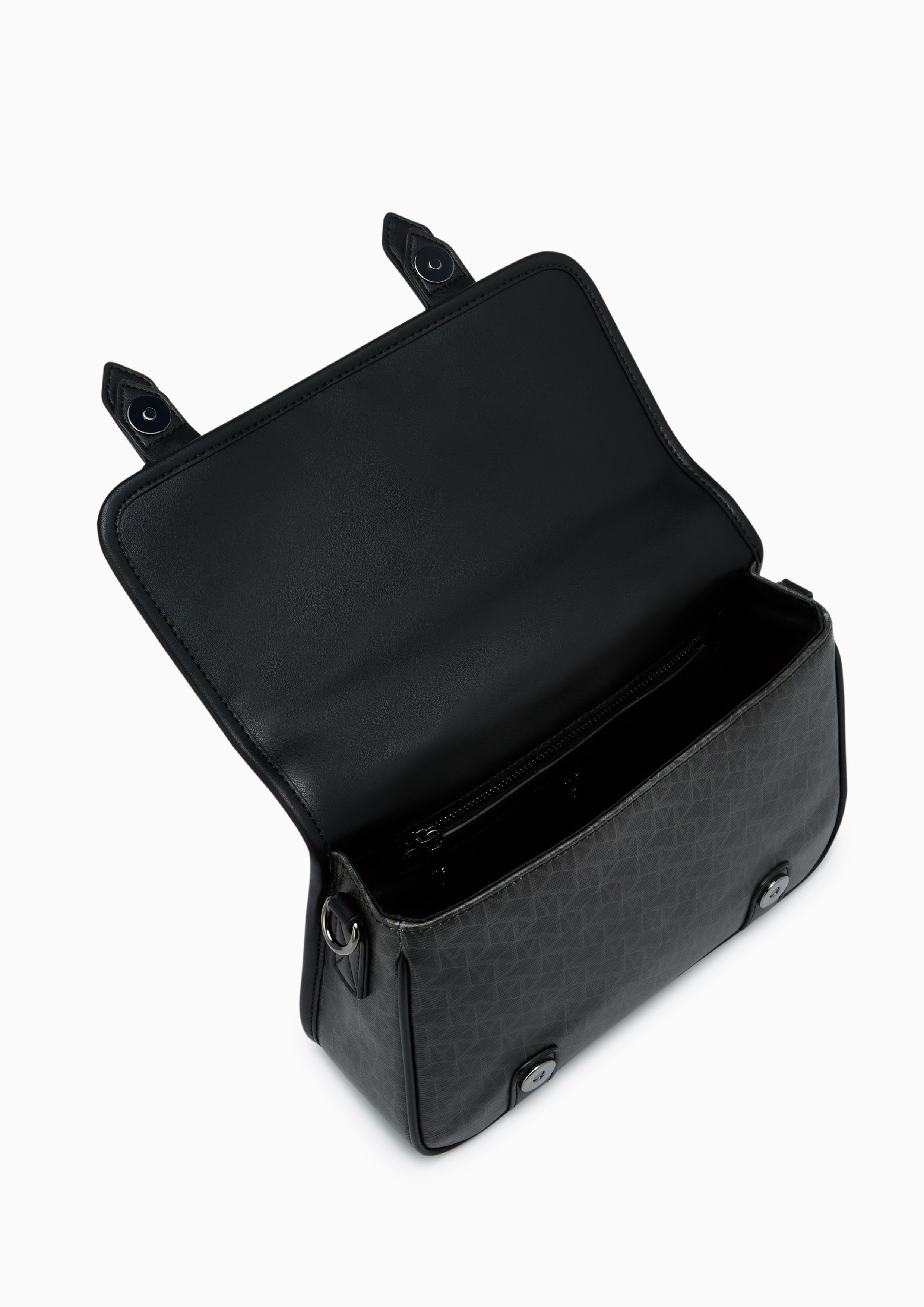 Enes Infinite Messenger Bag Printed Black