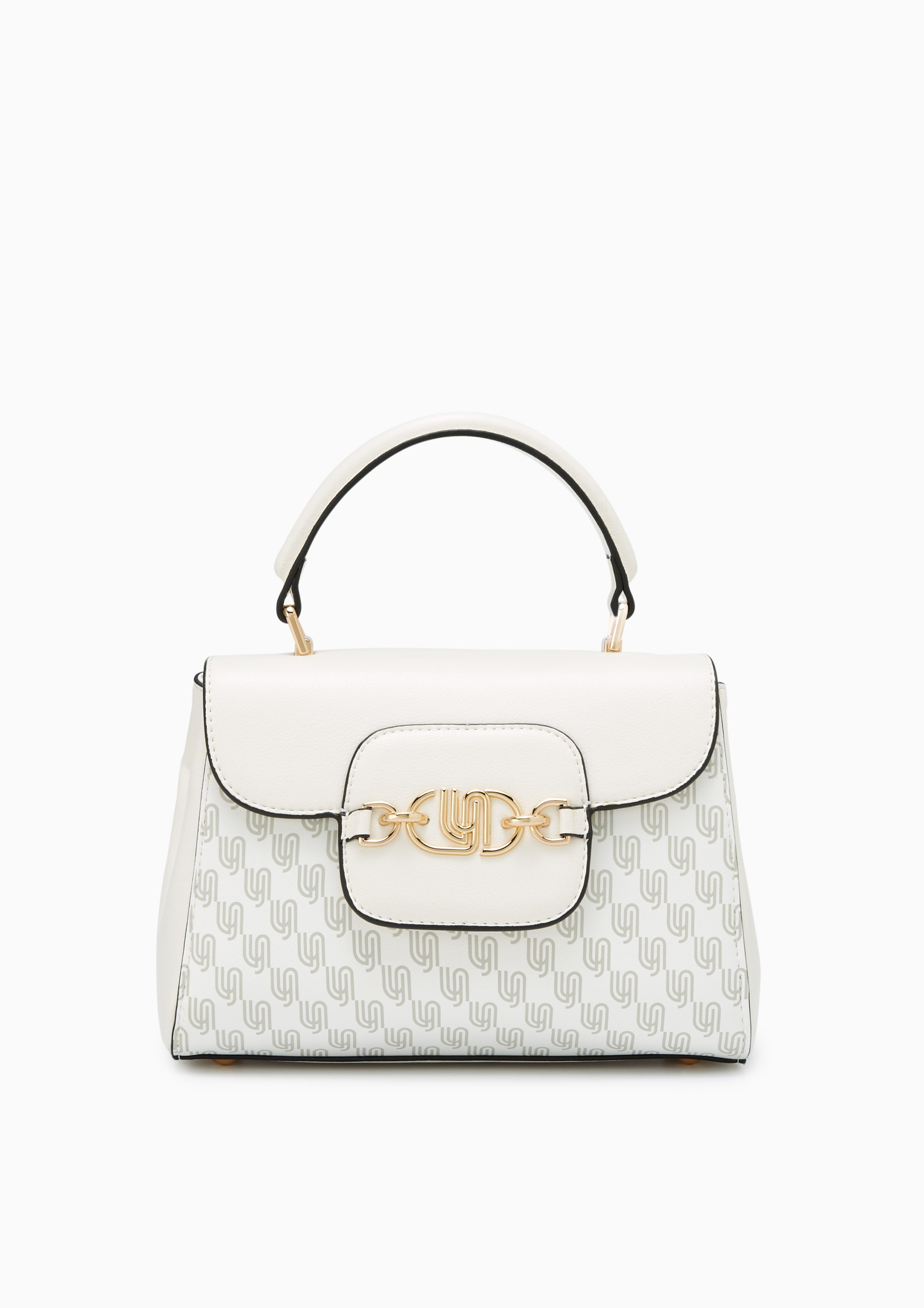 Neola Infinite Top Handle Bag Printed Ivory