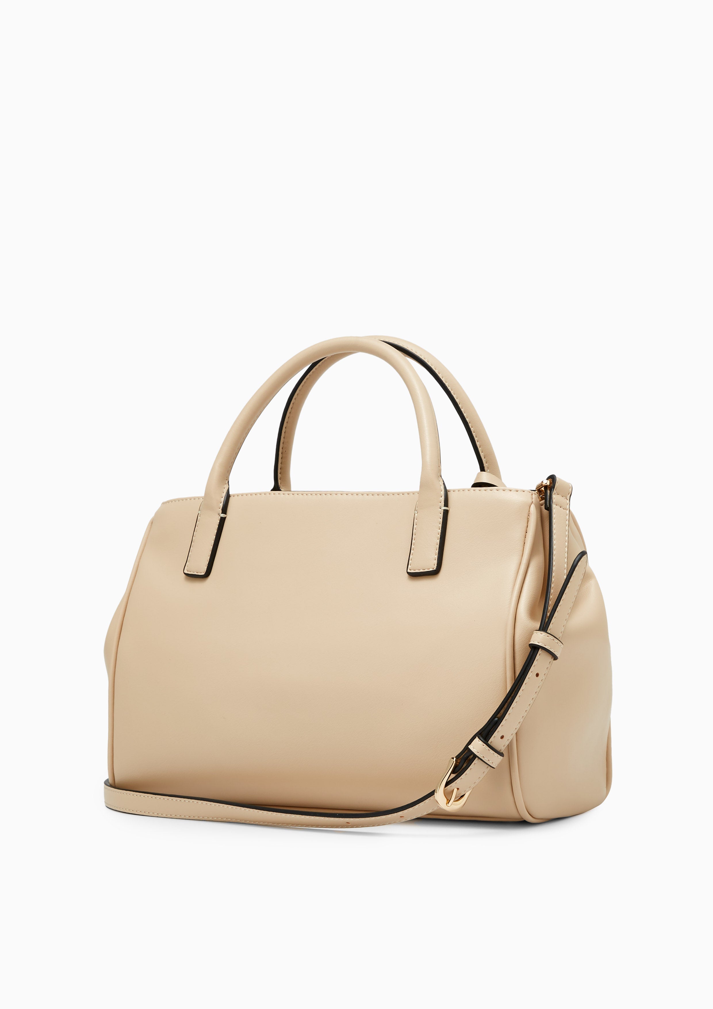 Athens L Top Handle Bag  Beige