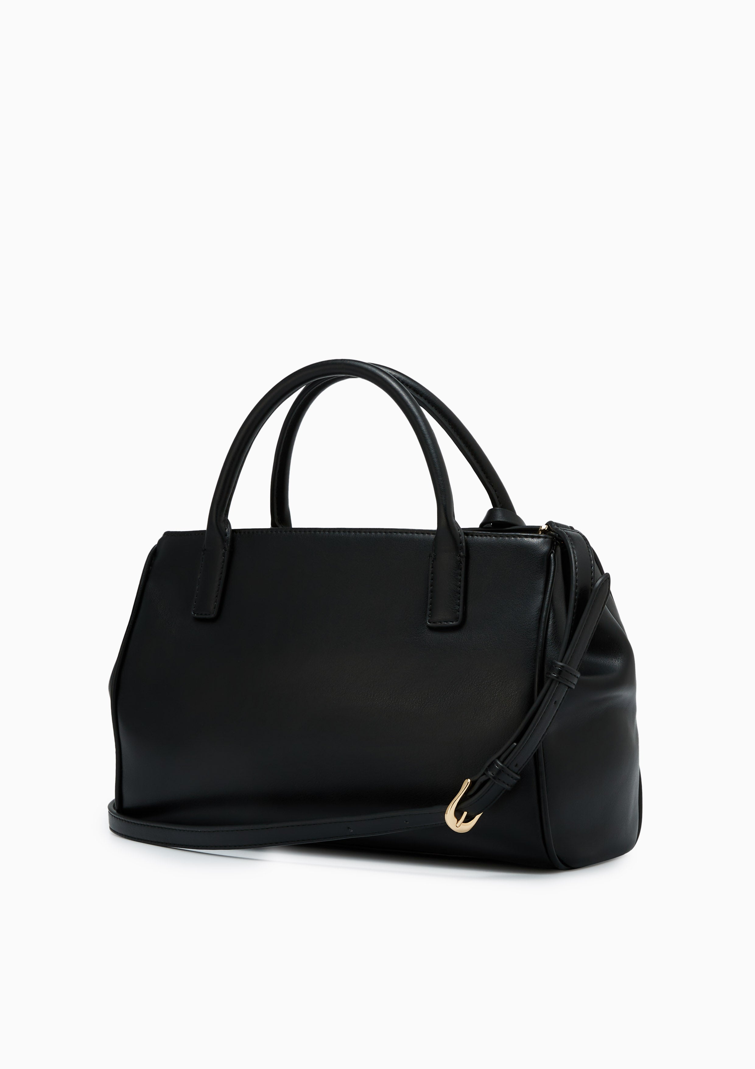 Athens L Top Handle Bag  Black