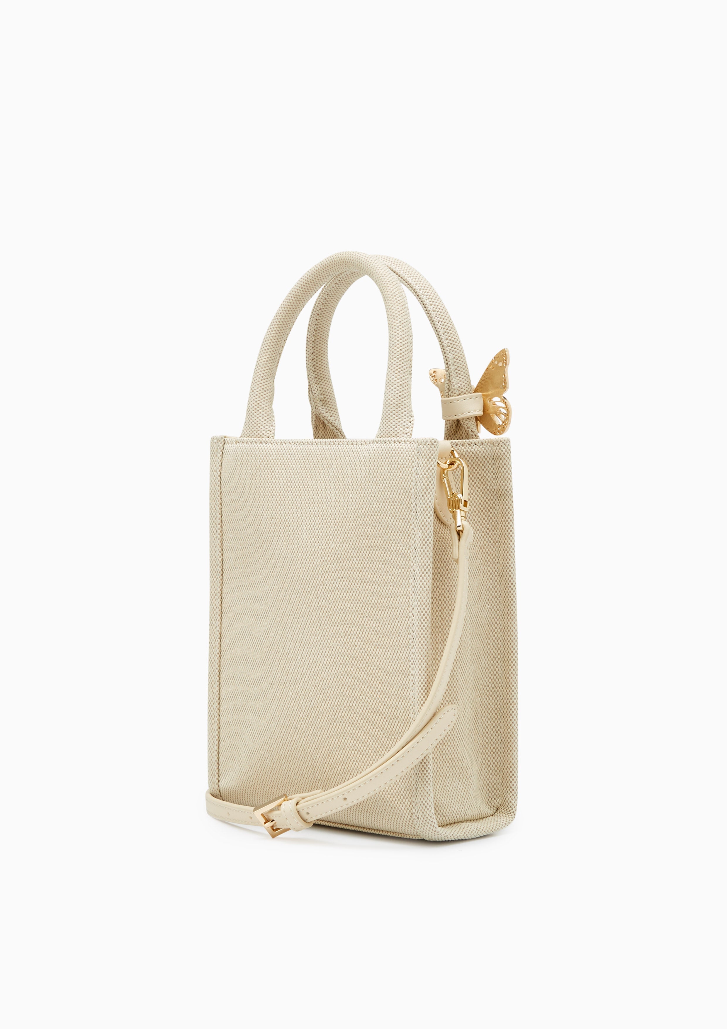 Gretta Infinite Mini Top Handle Bag Beige