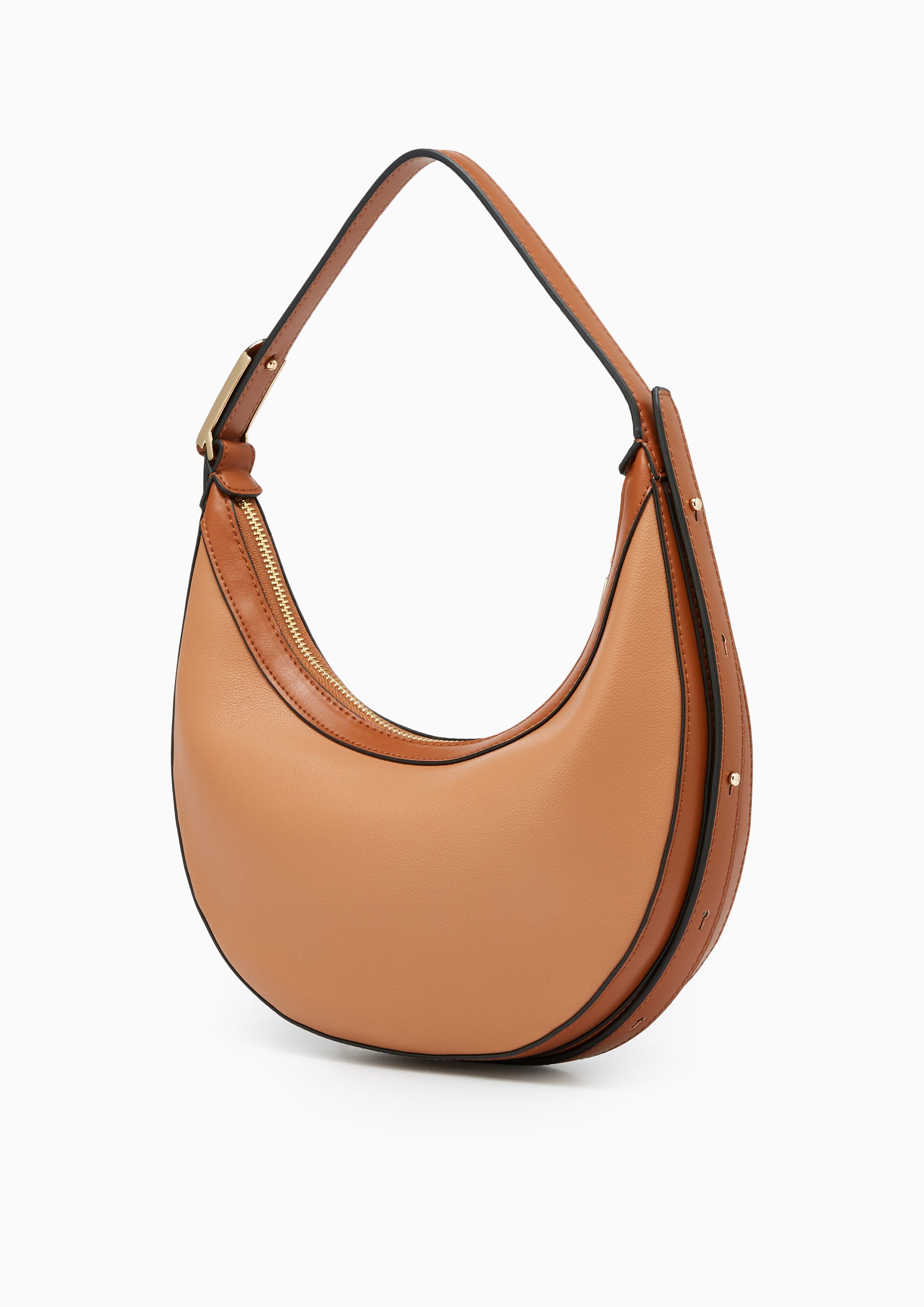 Riva Twotone M Shoulder Bag Brown