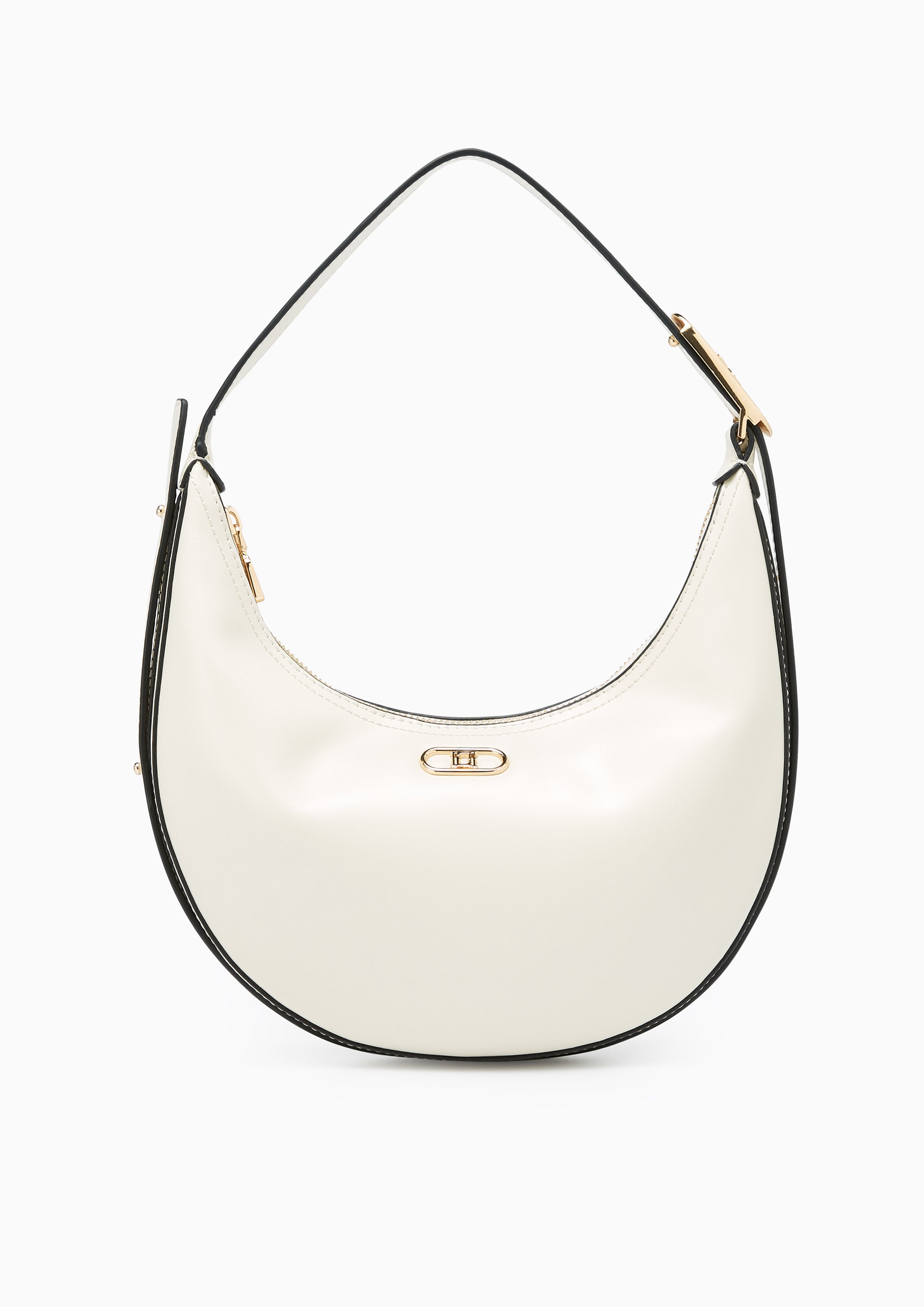 Riva Canvas M Shoulder Bag Ivory