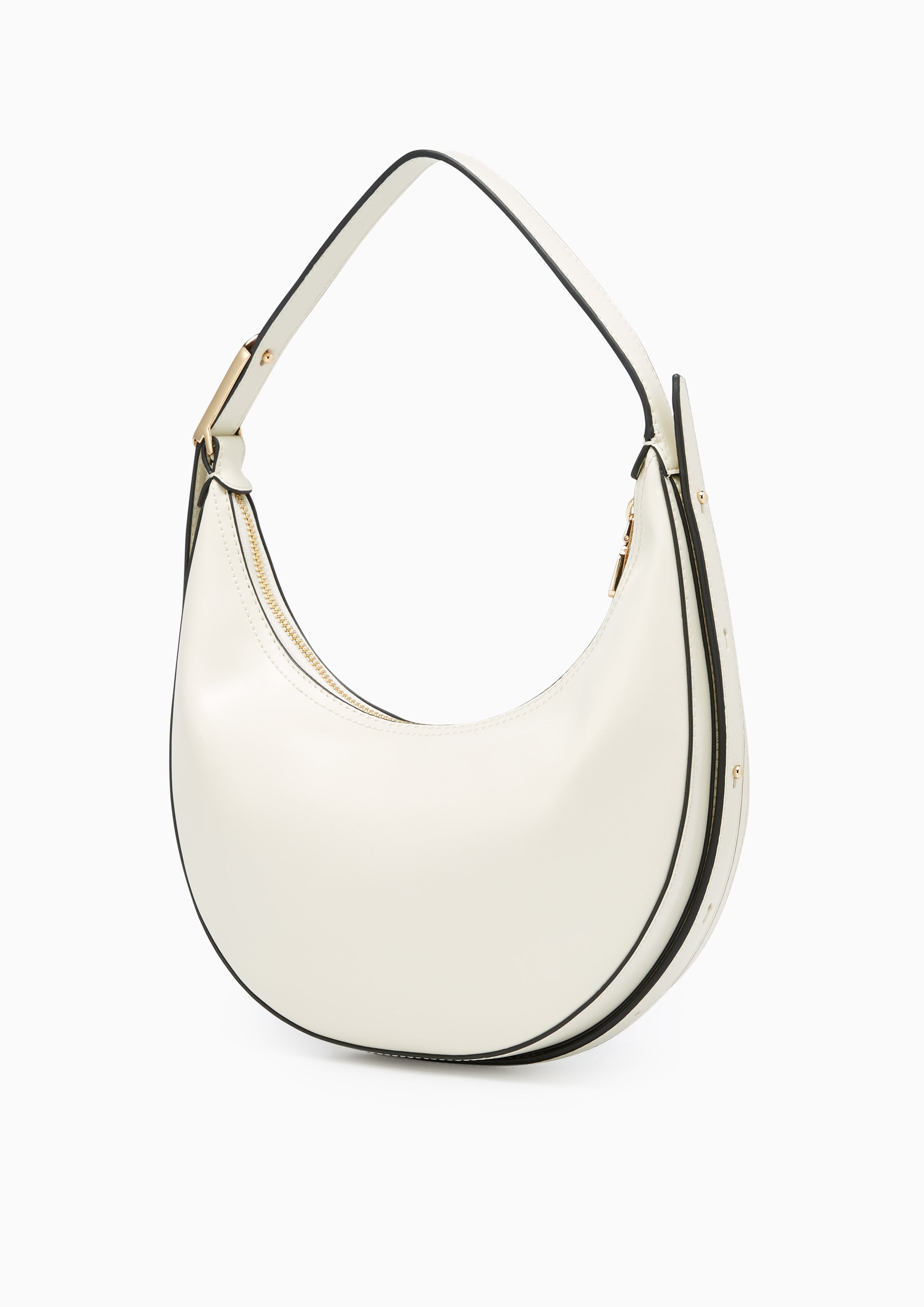 Riva Canvas M Shoulder Bag Ivory