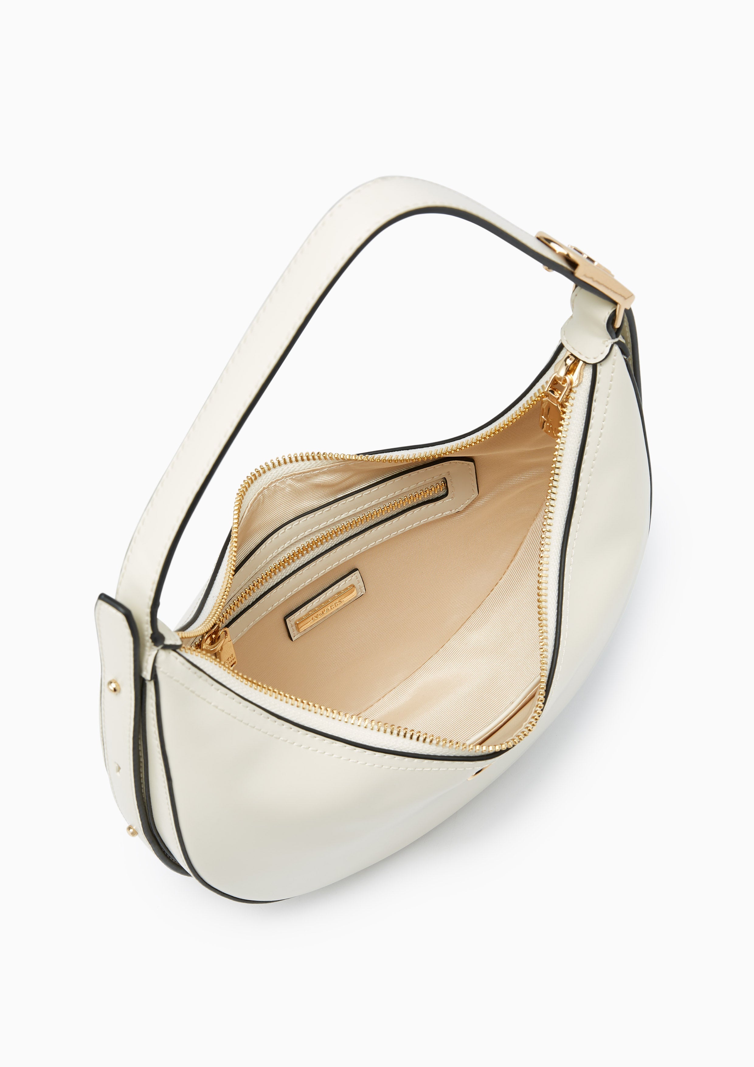 Riva Canvas M Shoulder Bag Ivory