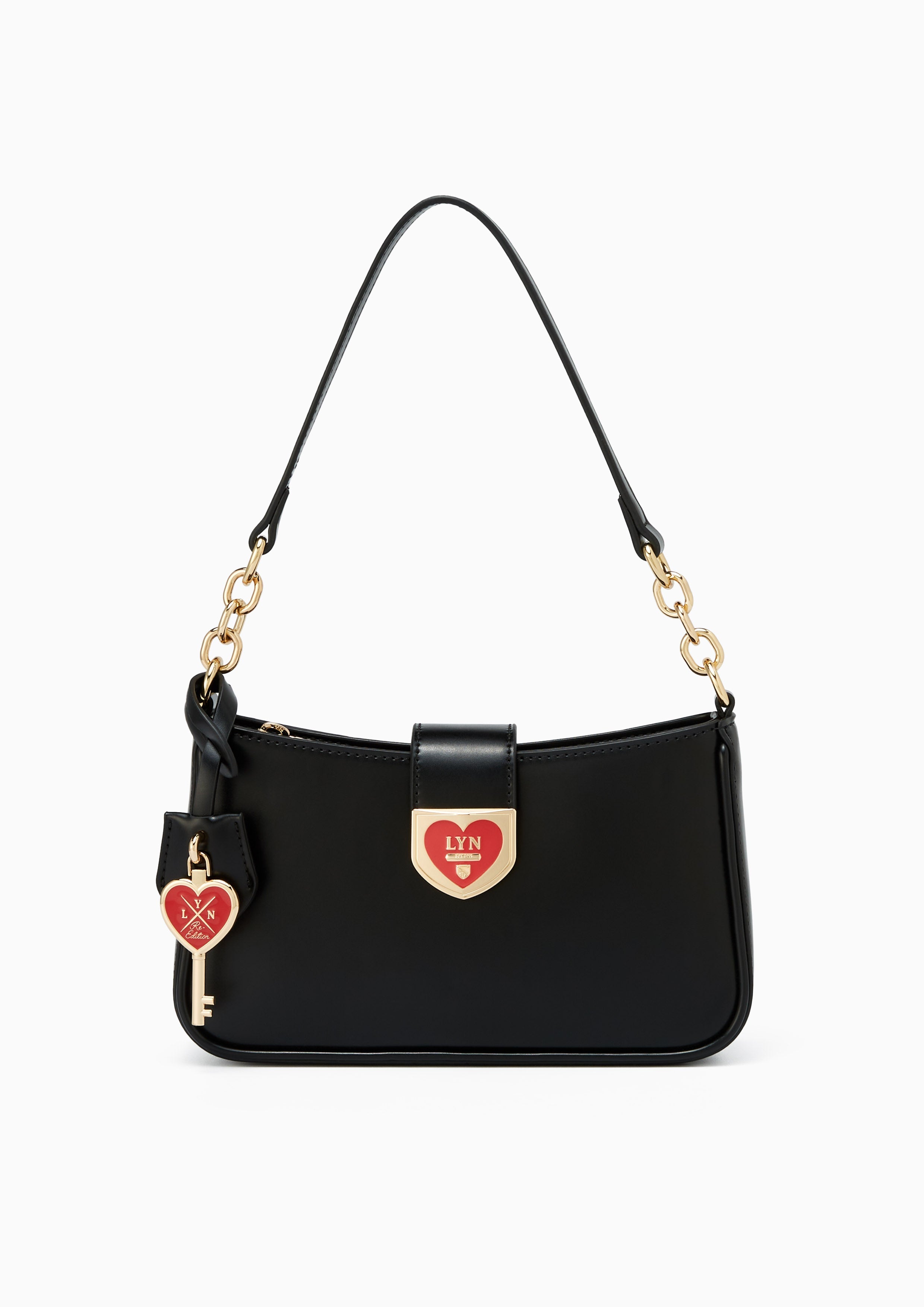 Re-Edit Lovely Ray S Shoulder Bag Black