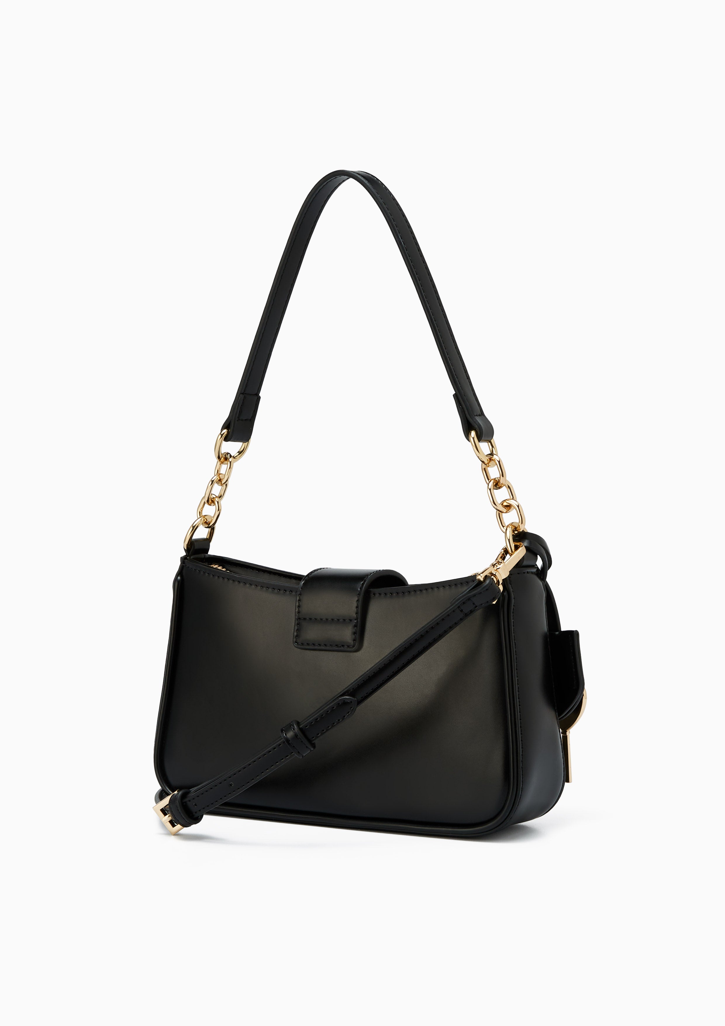 Re-Edit Lovely Ray S Shoulder Bag Black