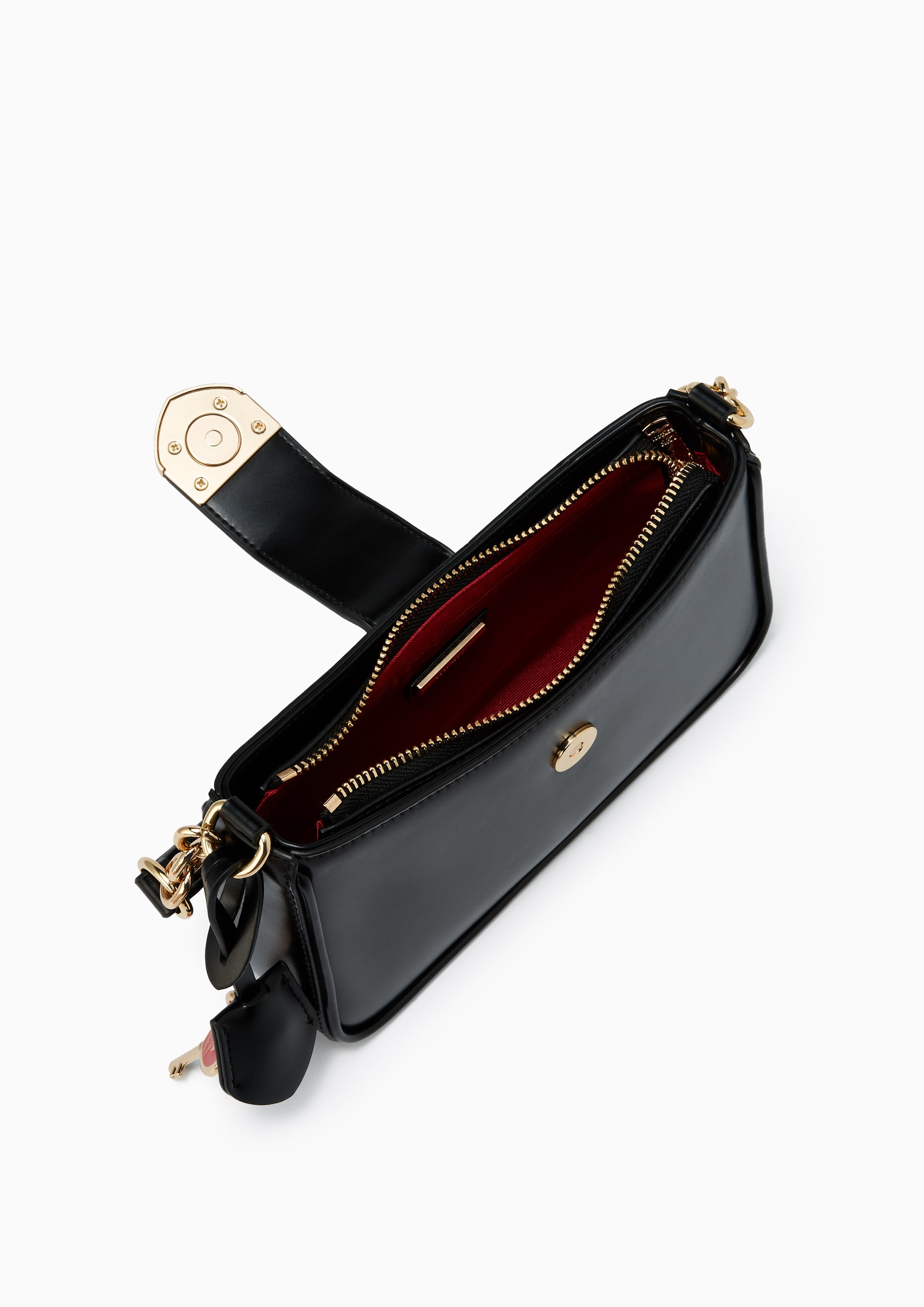 Re-Edit Lovely Ray S Shoulder Bag Black