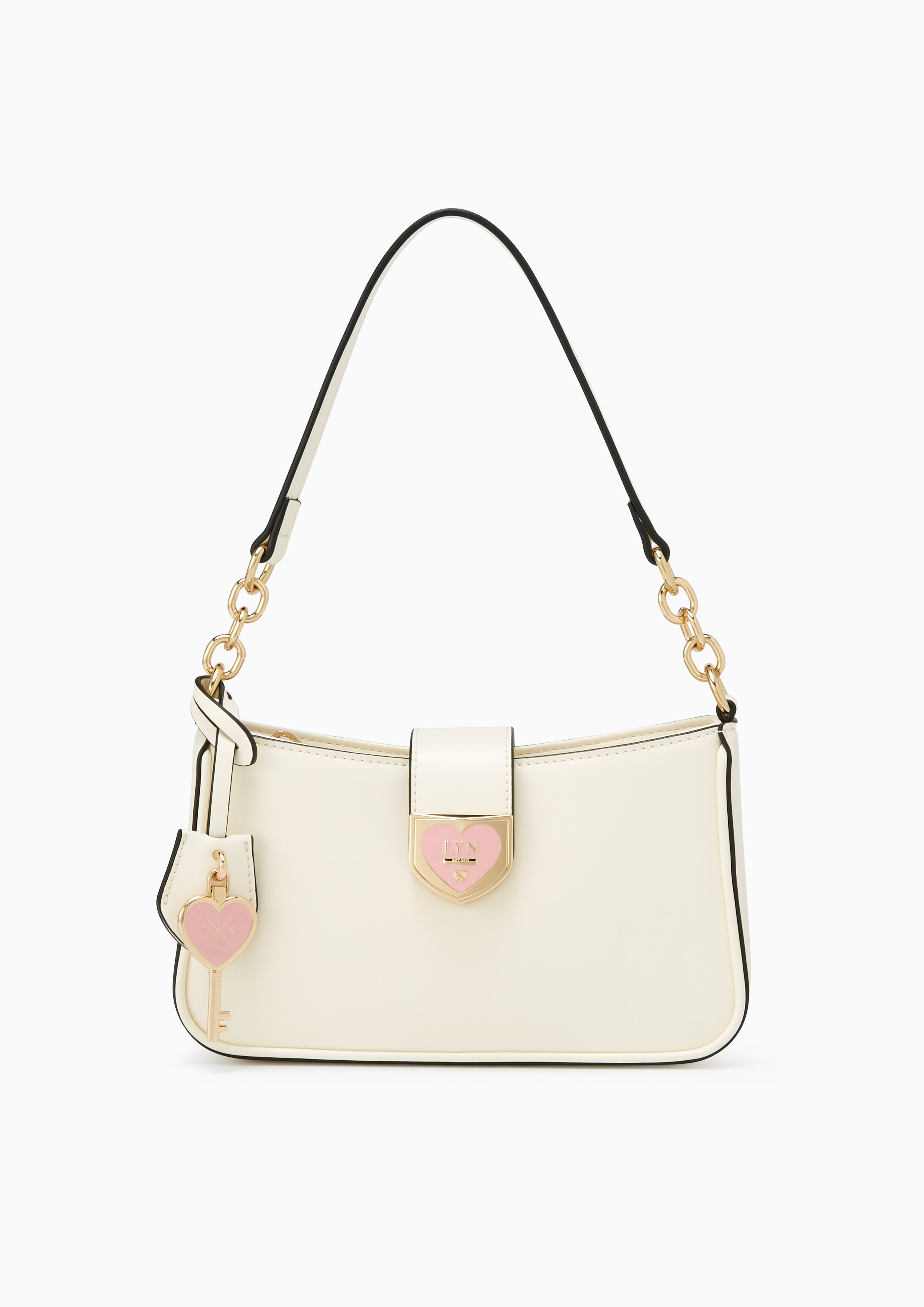 Re-Edit Lovely Ray S Shoulder Bag Ivory