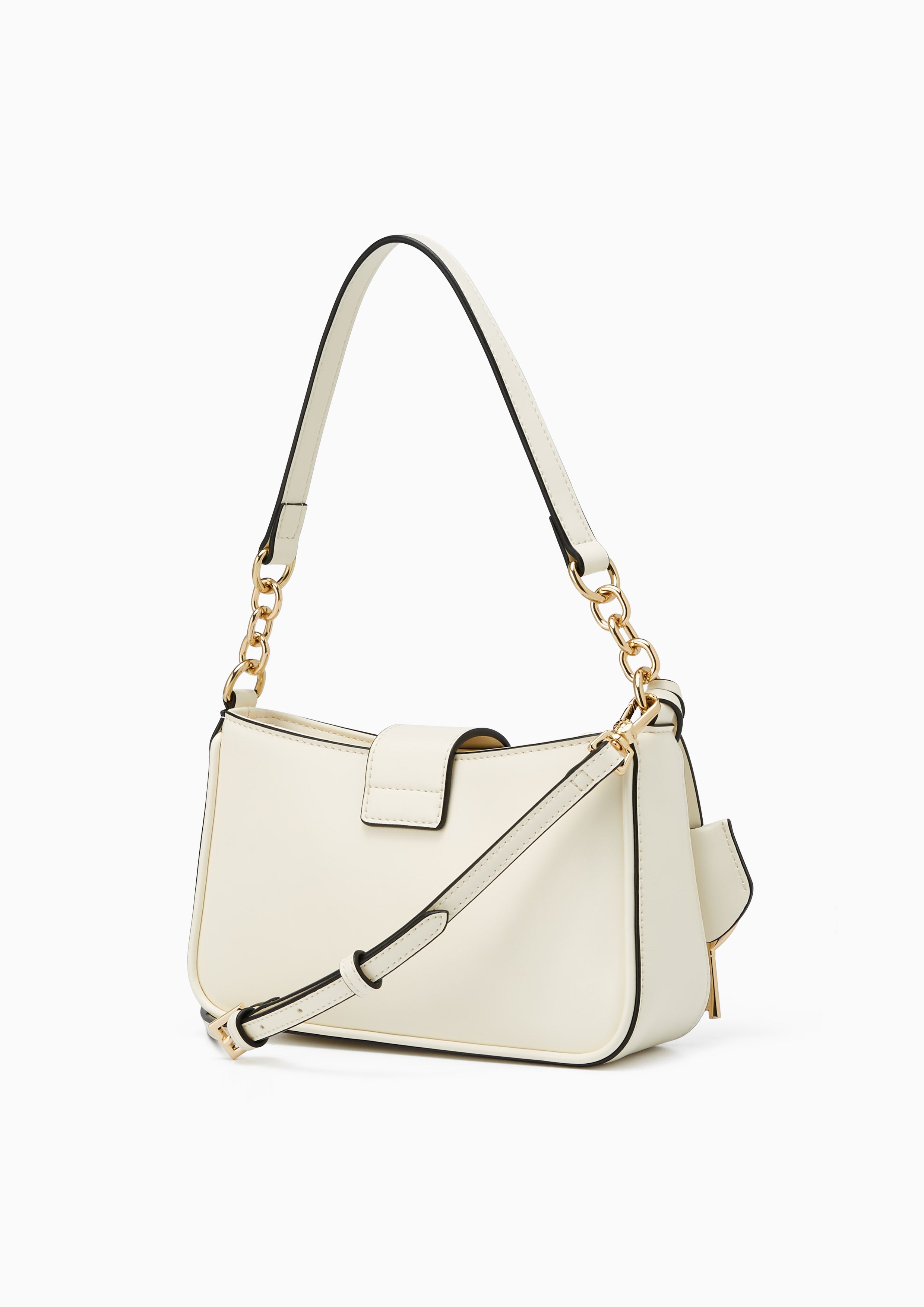 Re-Edit Lovely Ray S Shoulder Bag Ivory