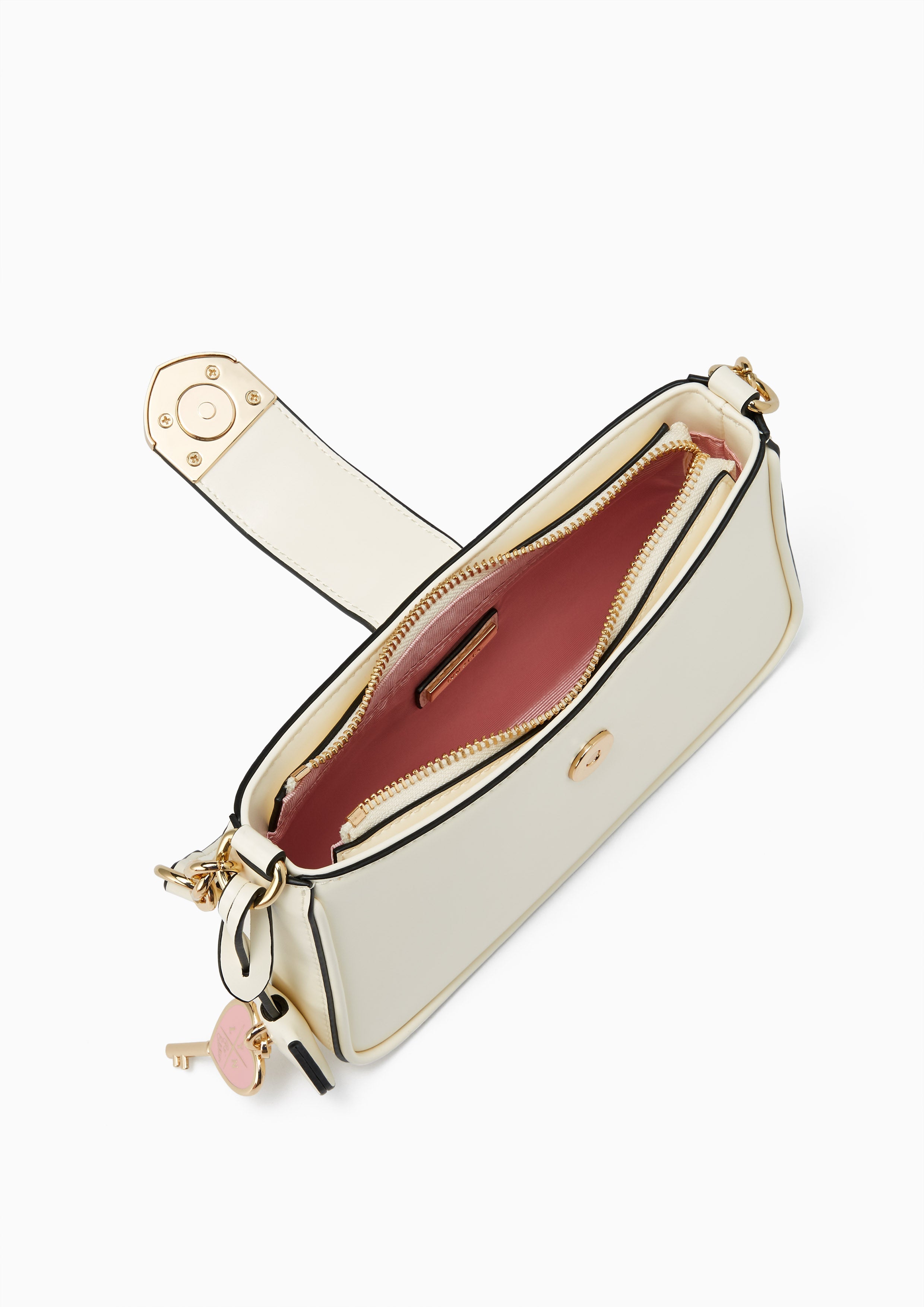 Re-Edit Lovely Ray S Shoulder Bag Ivory