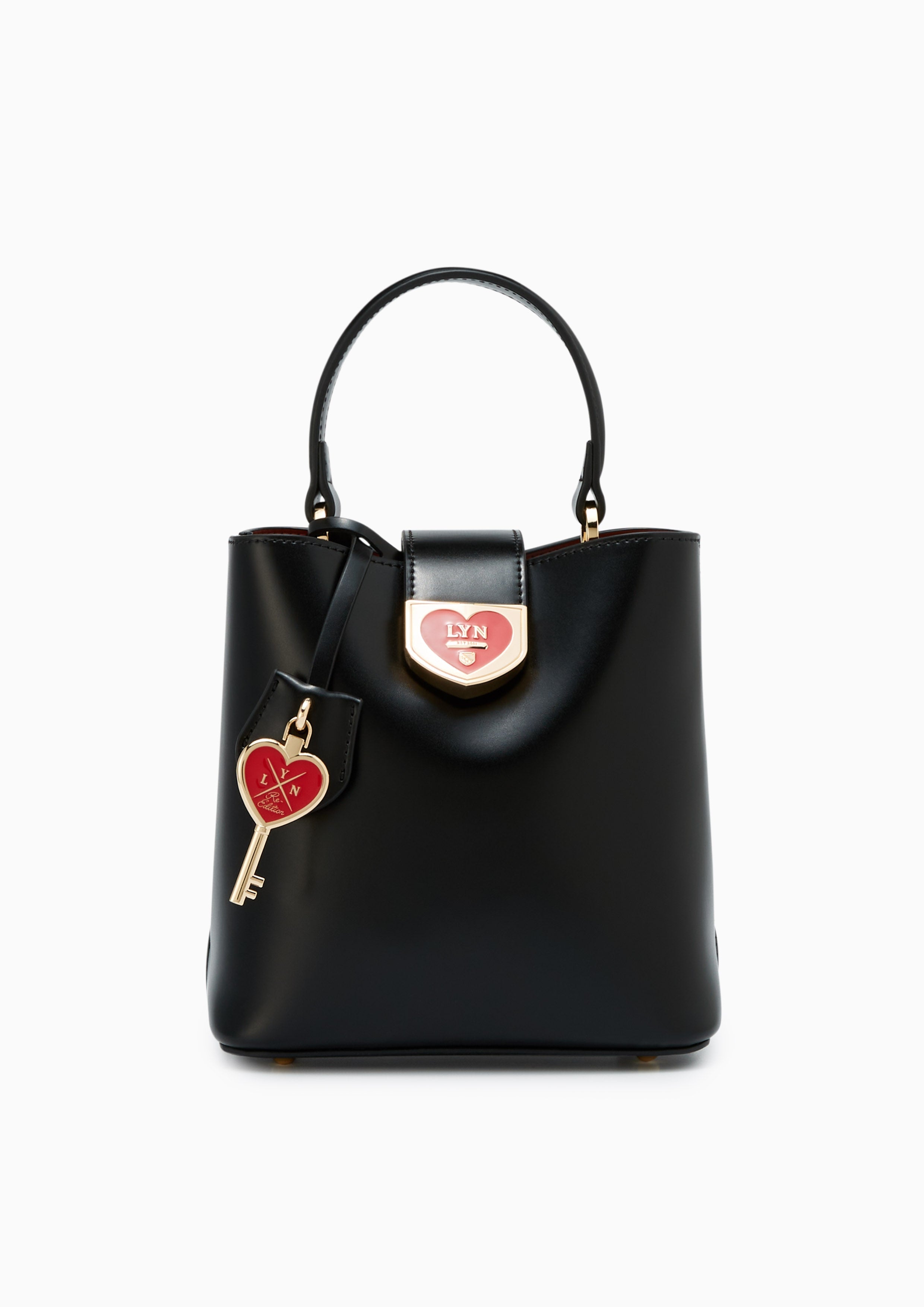 Re-Edit Lovely S Bucket Bag Black