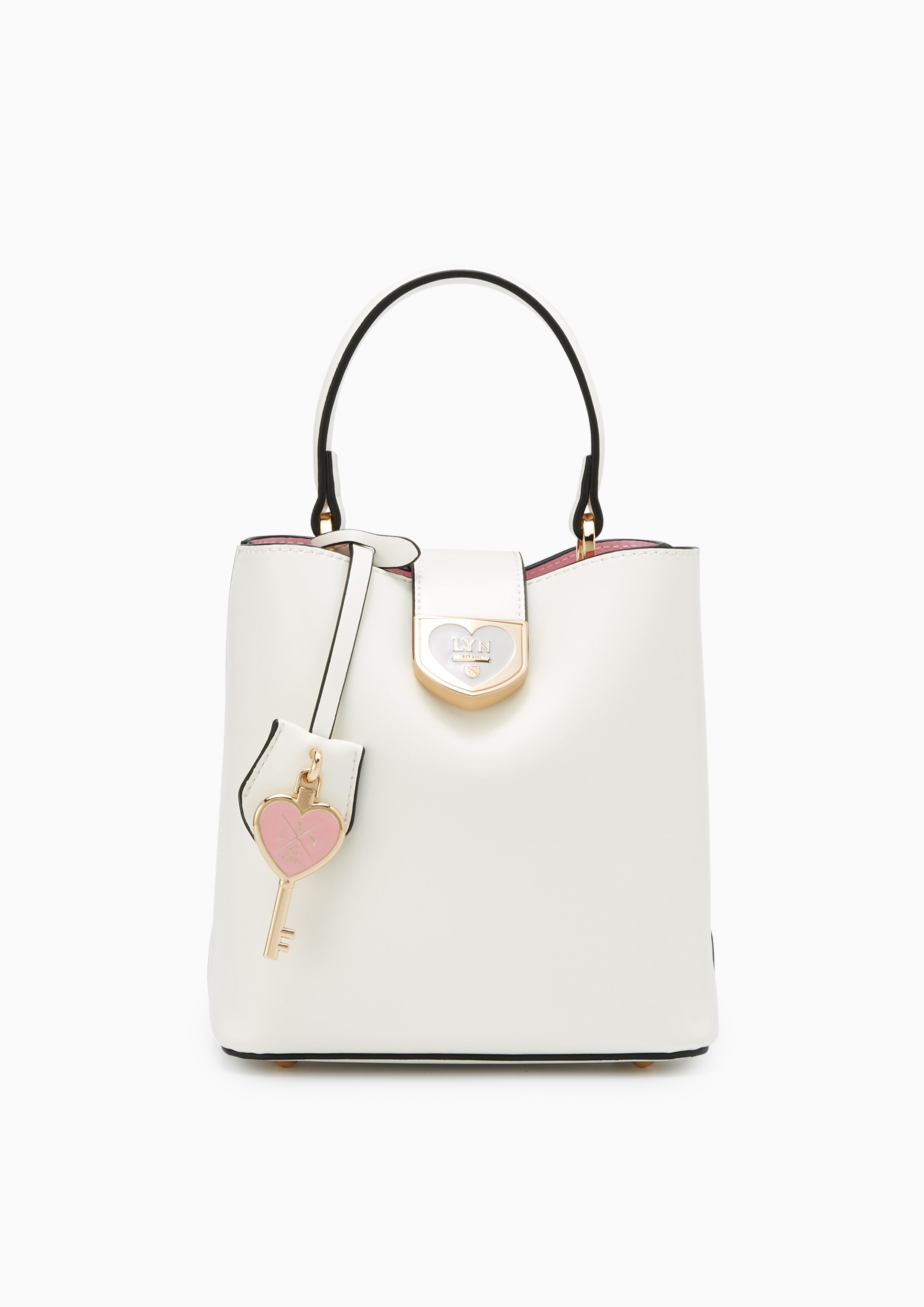 Re-Edit Lovely S Bucket Bag White