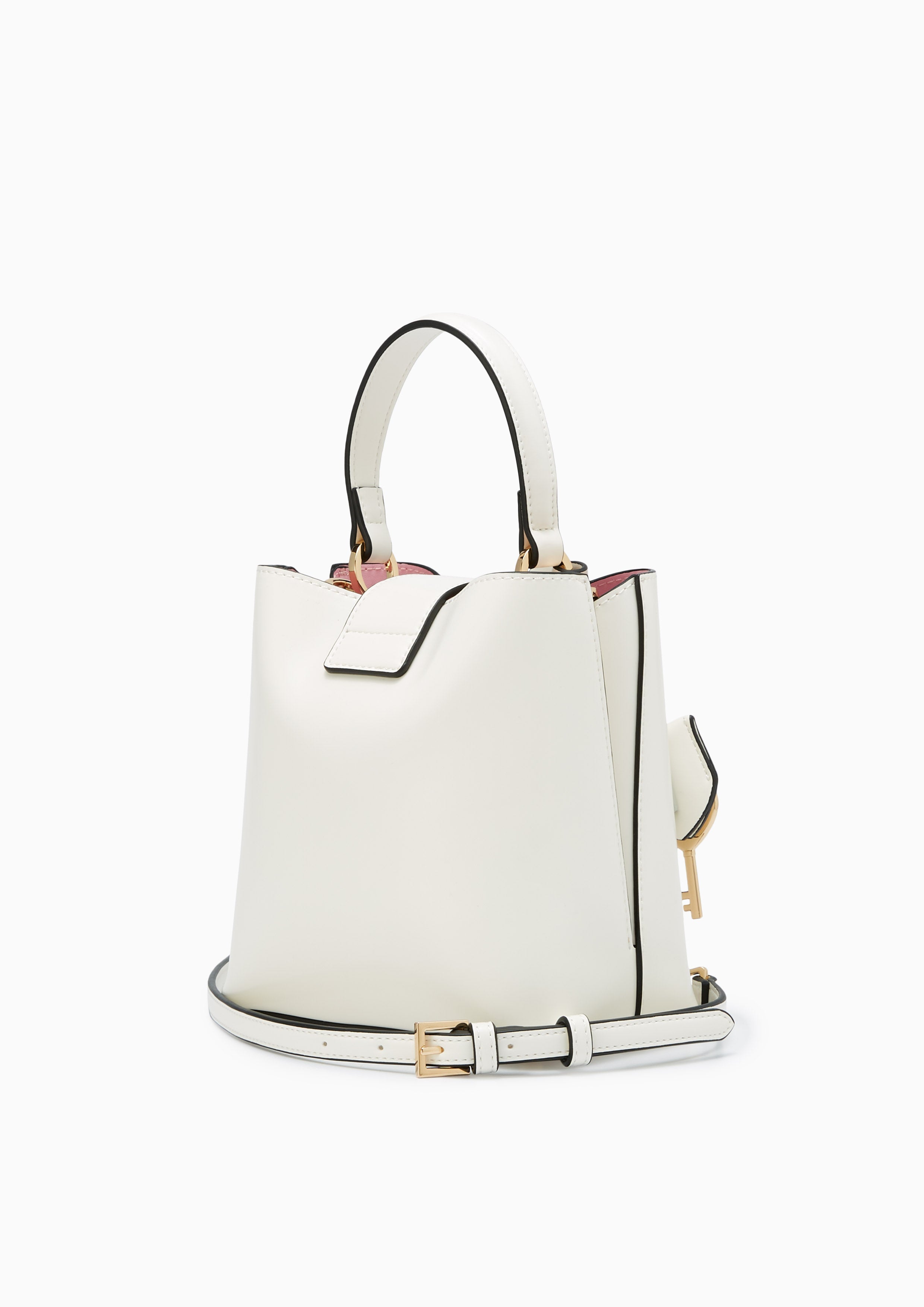 Re-Edit Lovely S Bucket Bag White