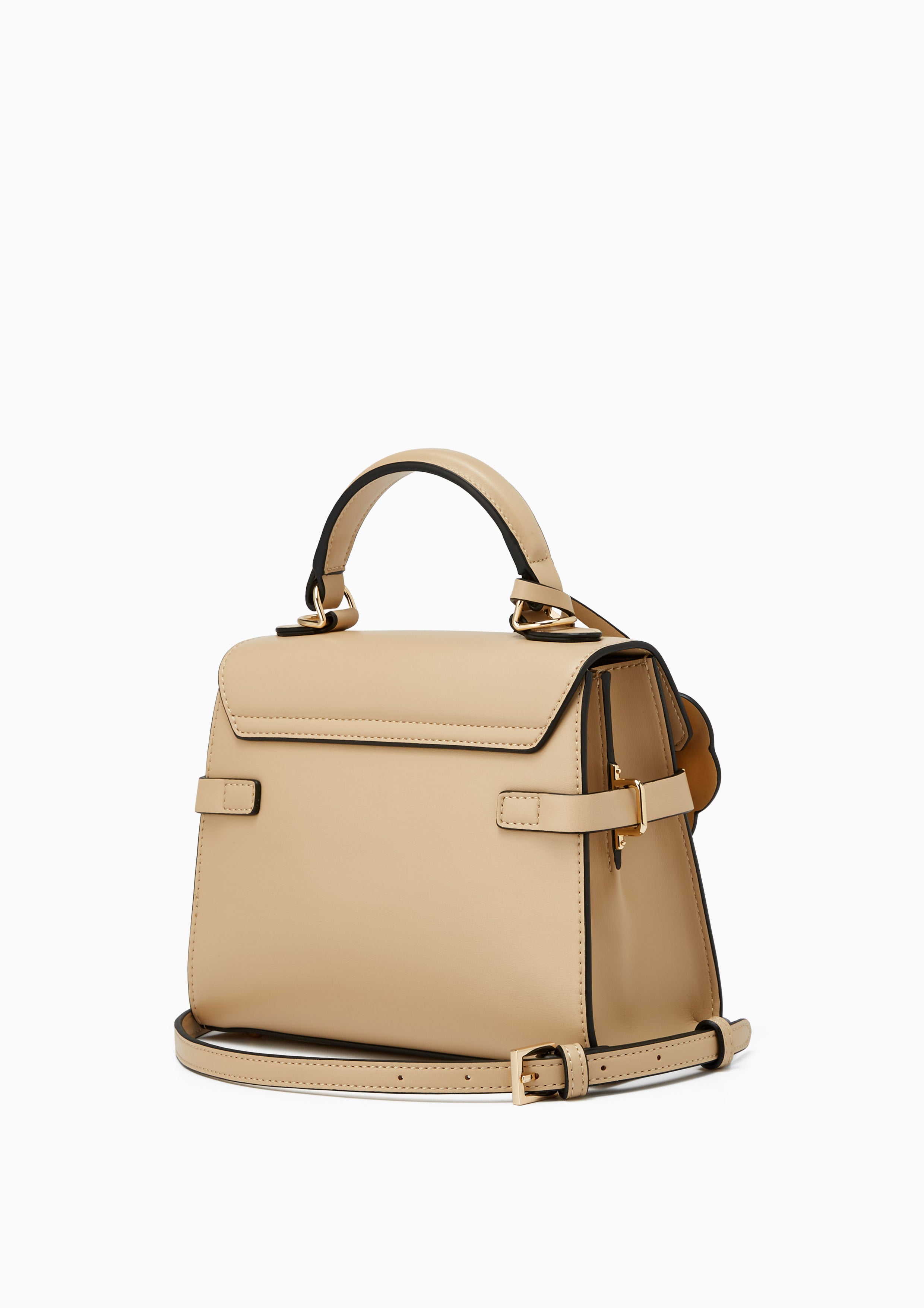 Re-Edit Lucky S Top Handle Bag Beige