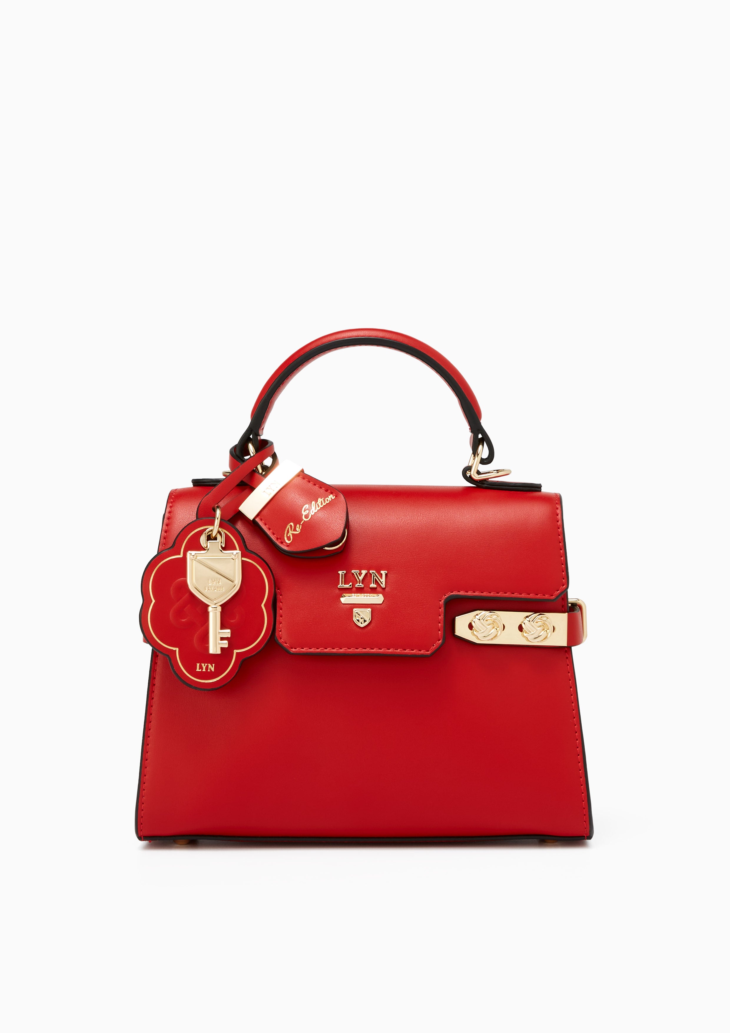 Re-Edit Lucky S Top Handle Bag Red