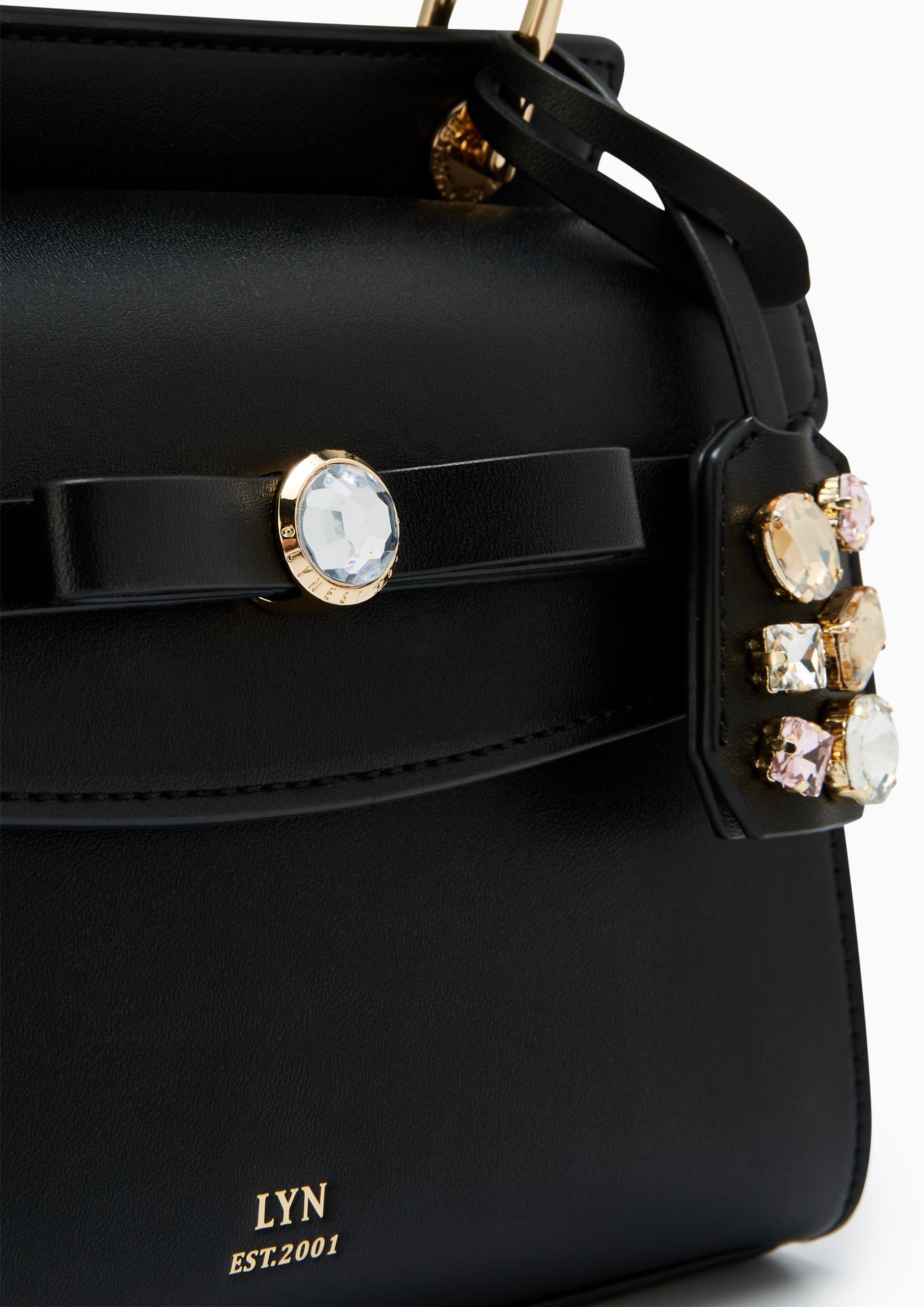 Re-Edit Crissy S Top Handle Bag Black