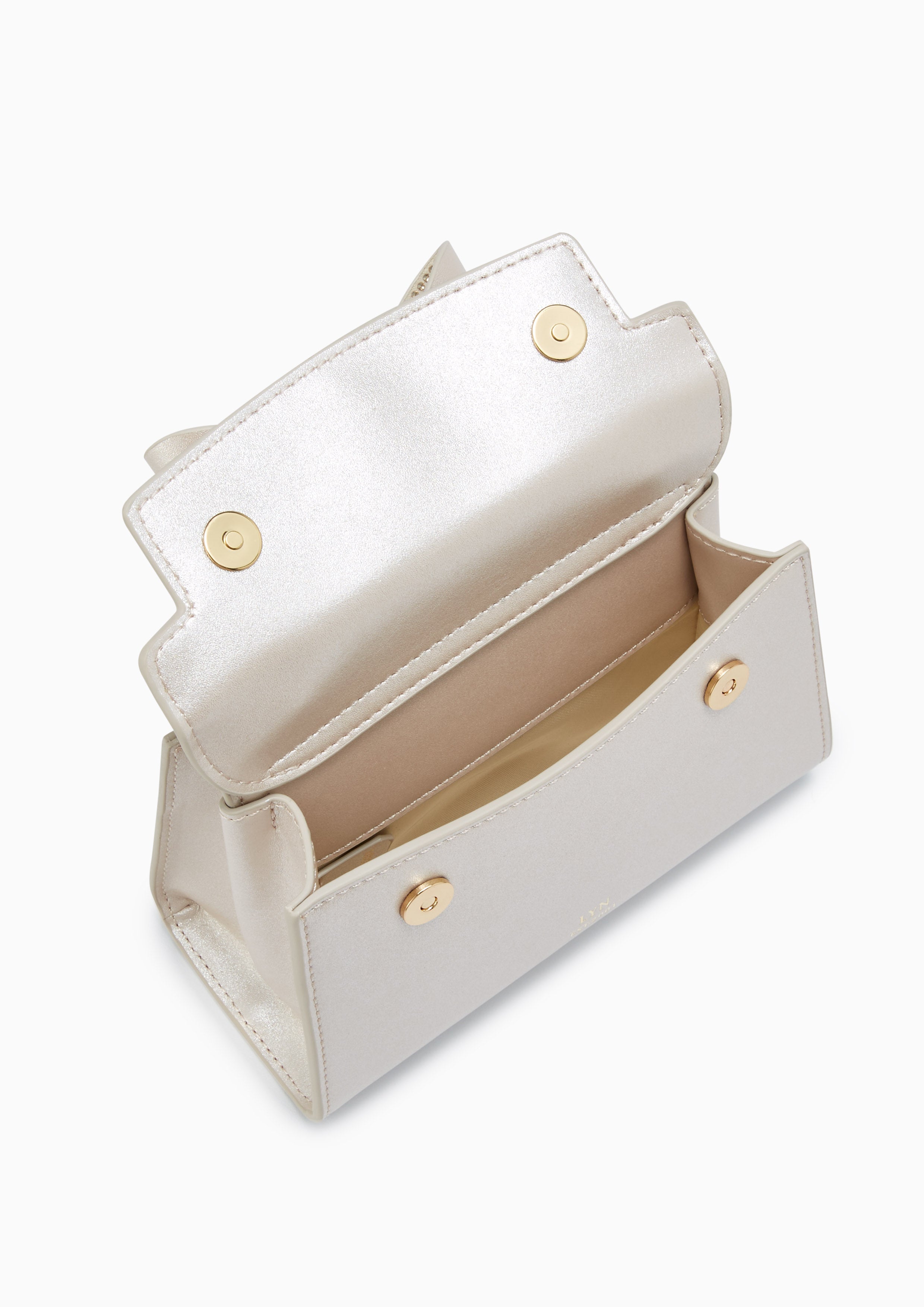 Re-Edit Crissy Mini Top Handle Bag Beige