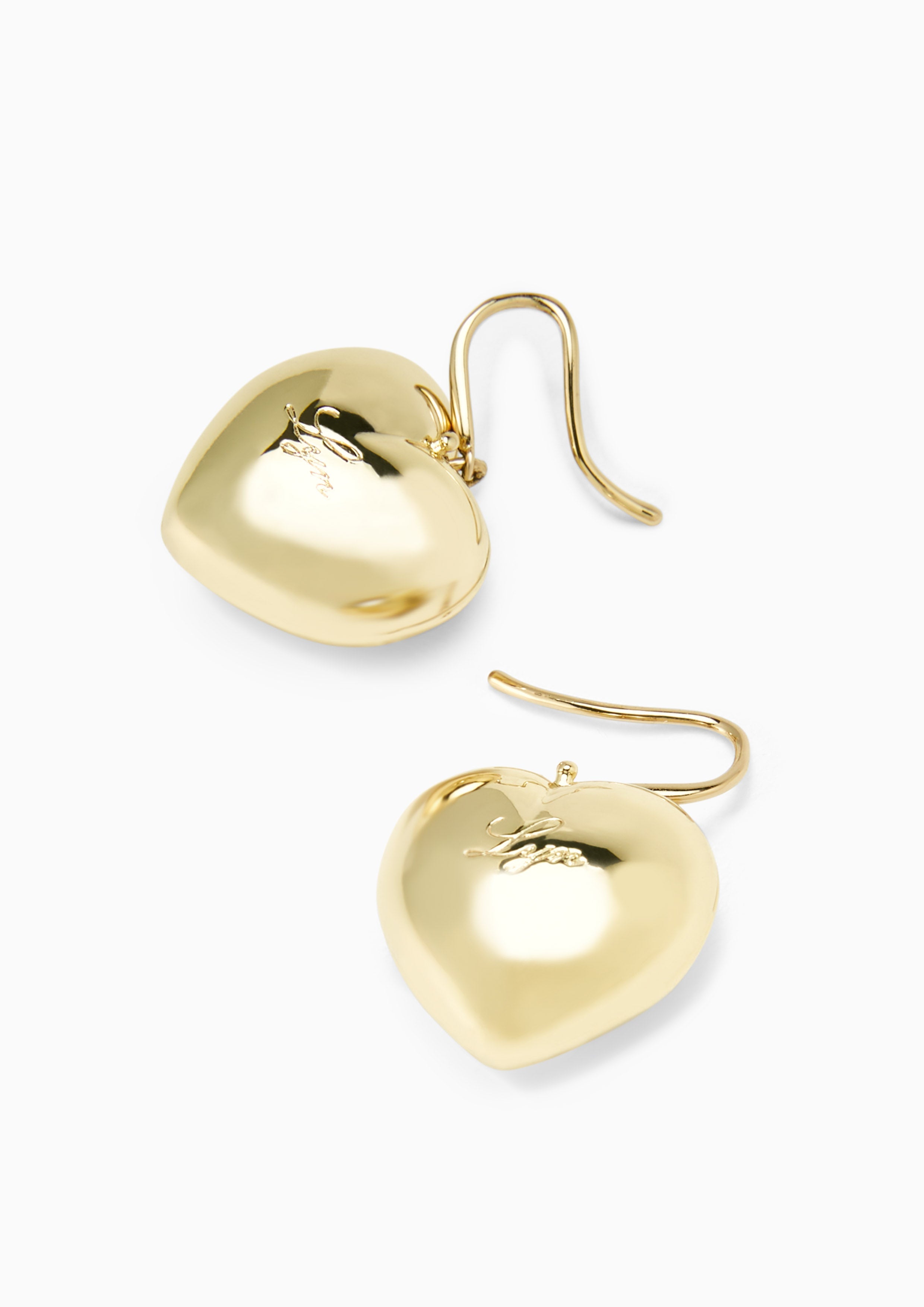 Heart Earrings Gold