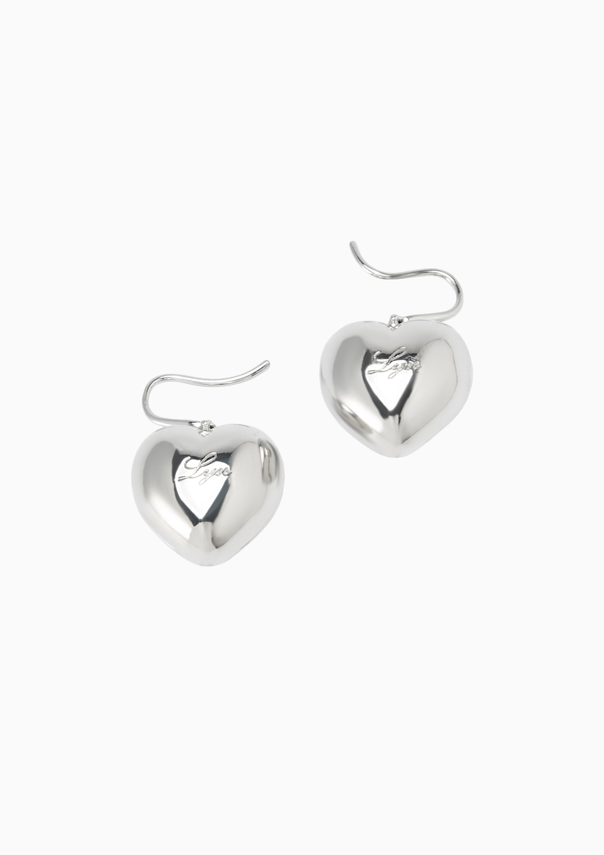 Heart Earrings Silver