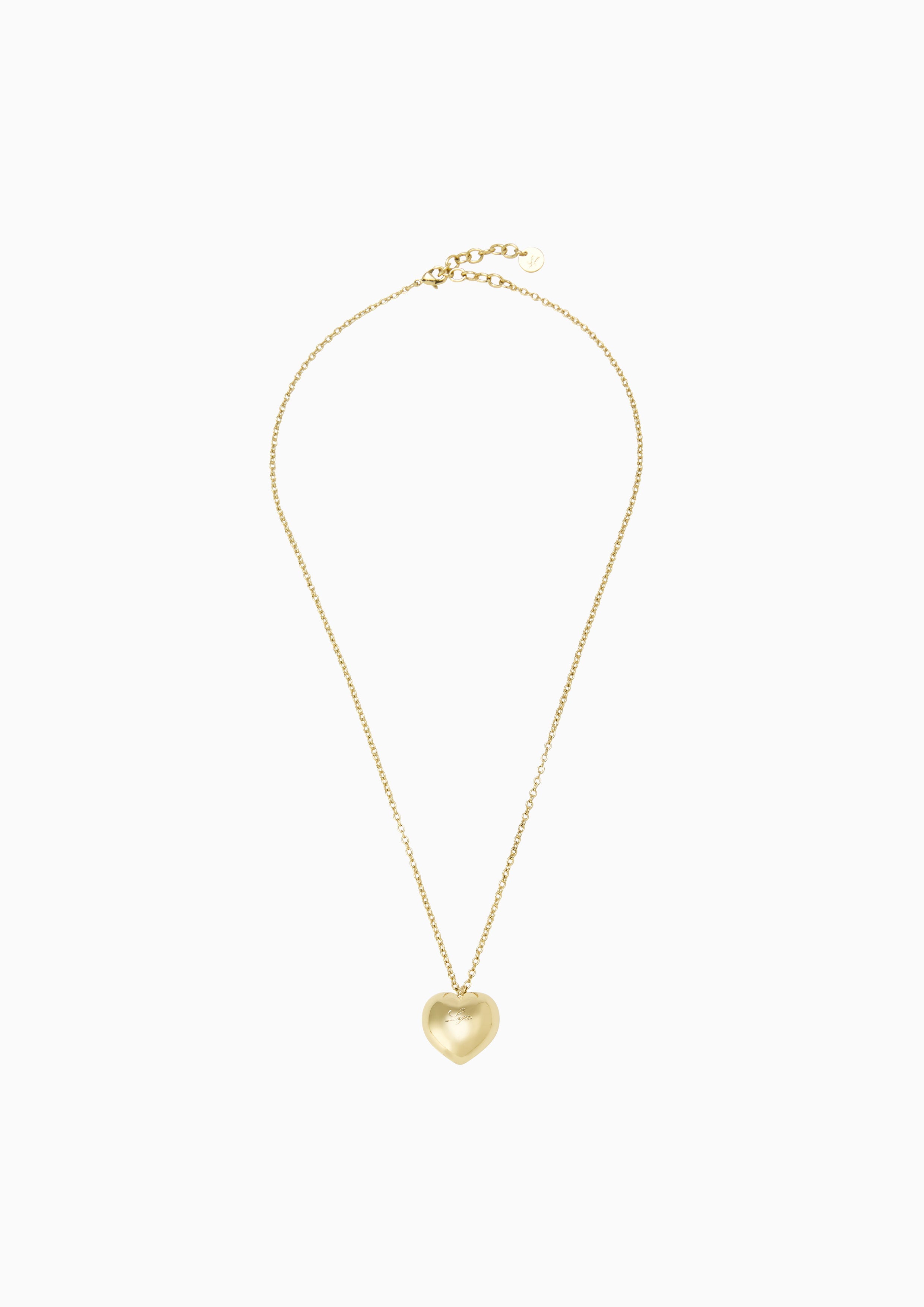 Heart Necklace Gold