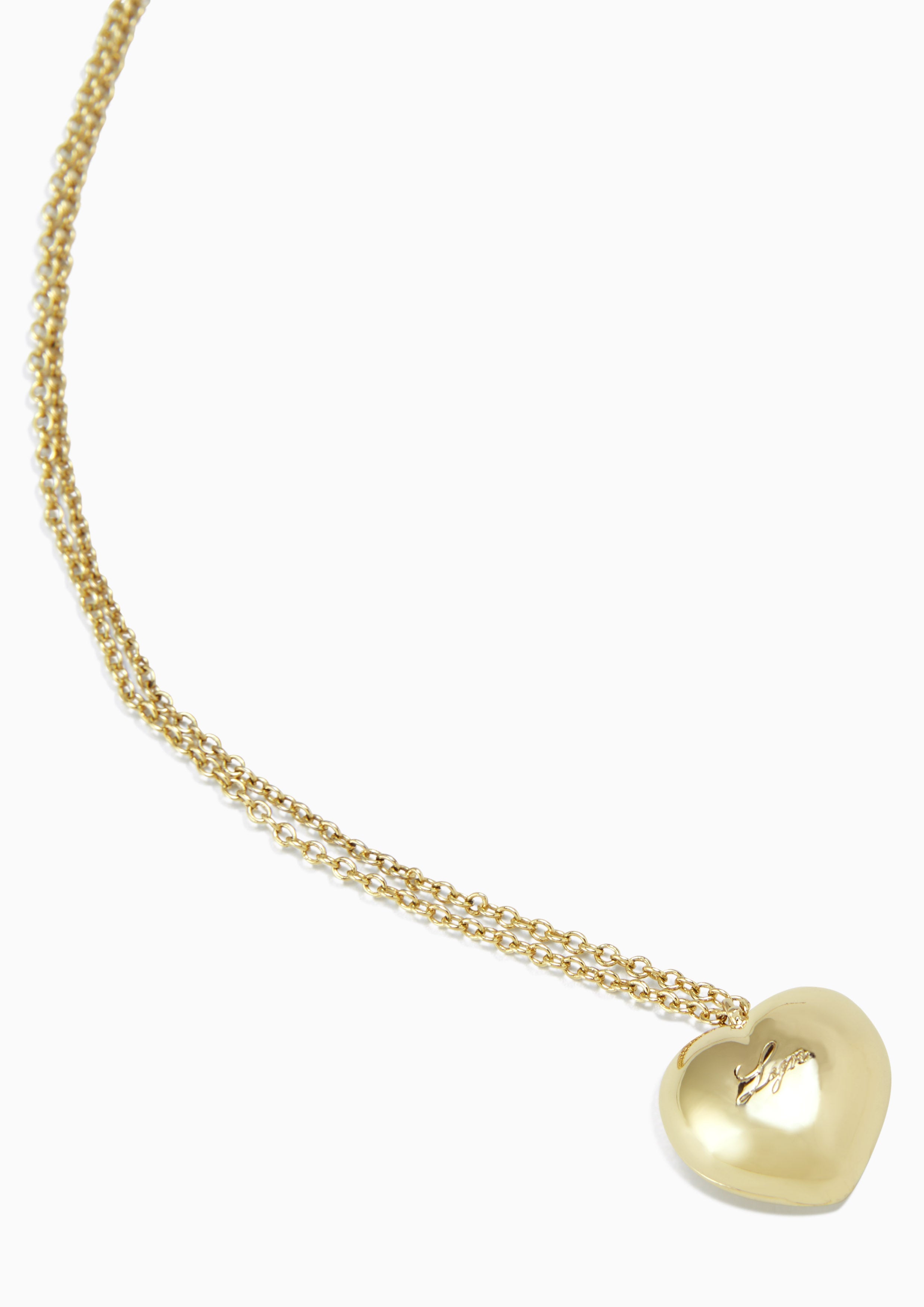 Heart Necklace Gold