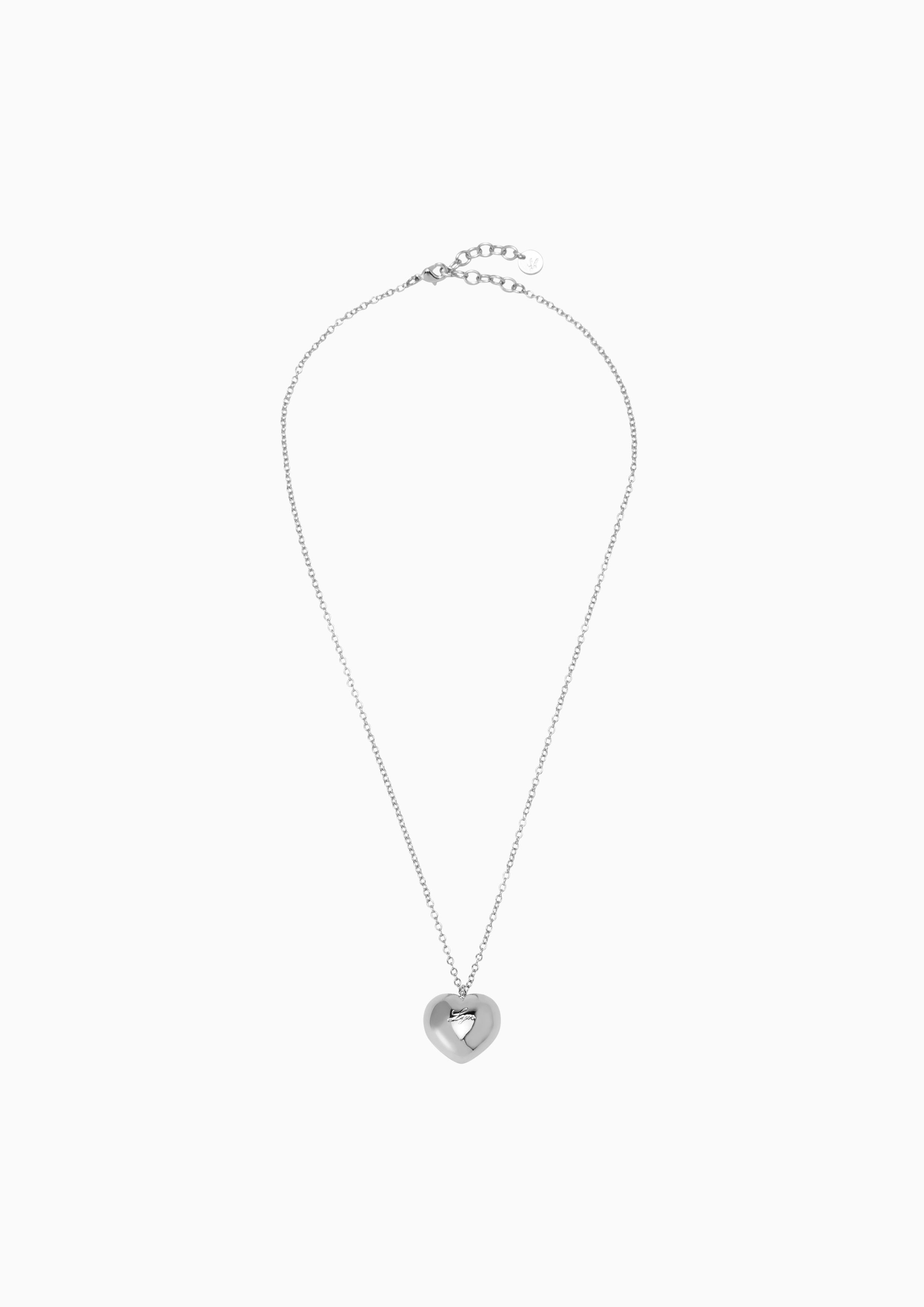 Heart Necklace Silver