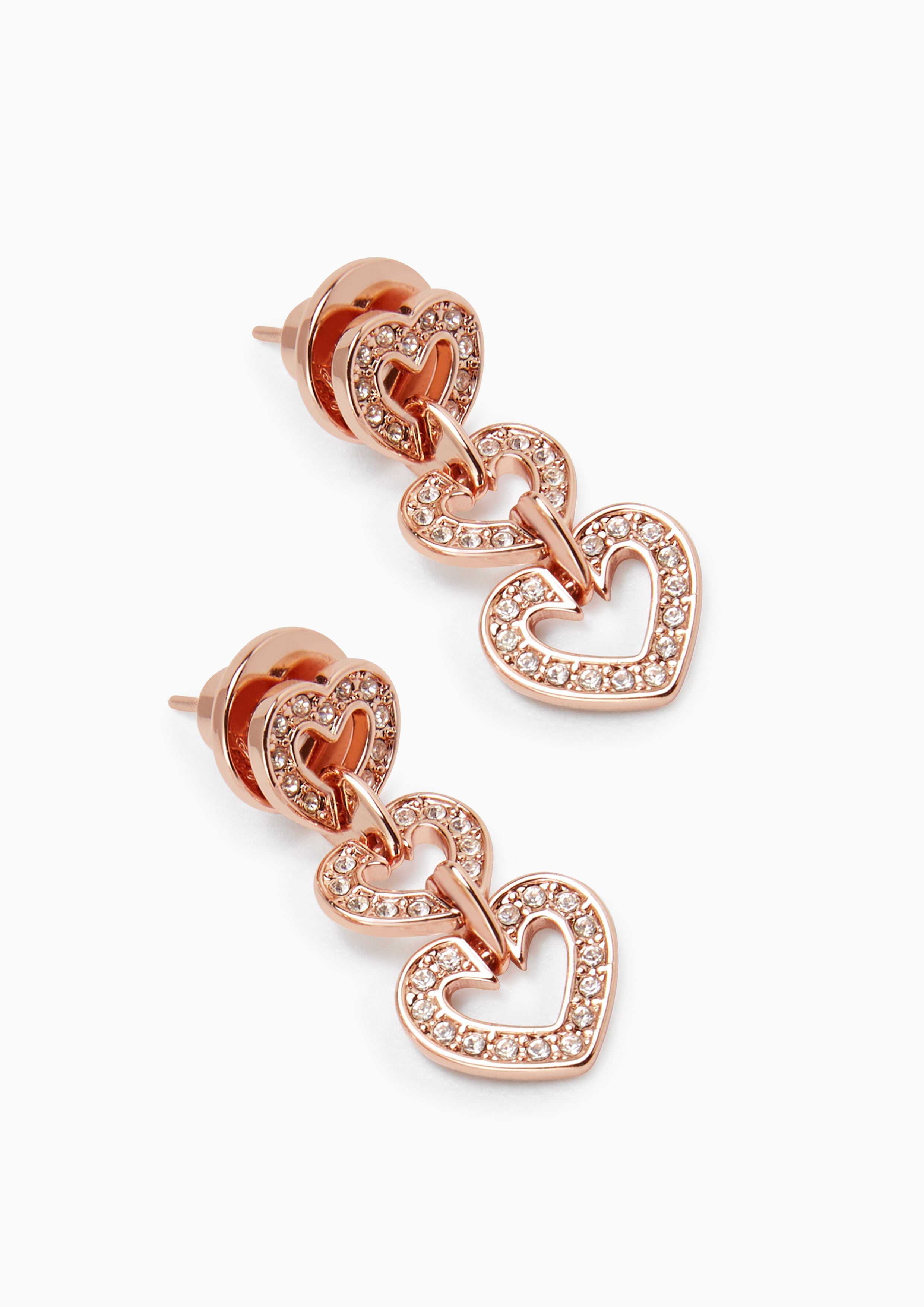 My Heart Earrings Rose Gold