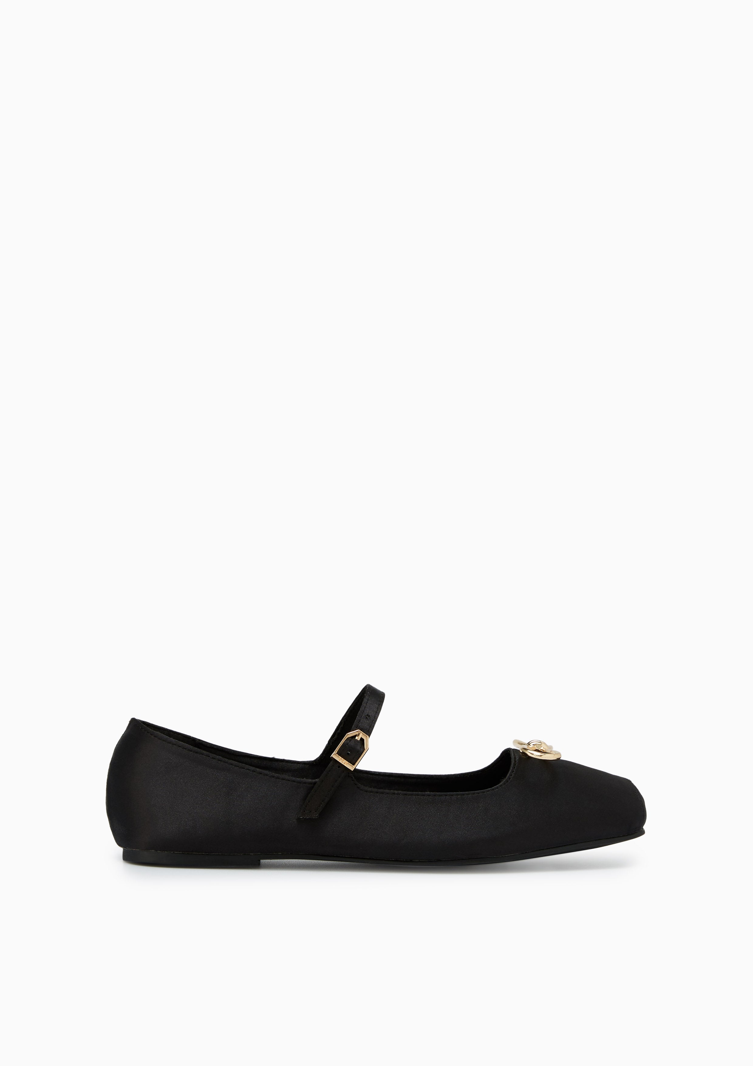 Harlow Flat Mary Janes Black