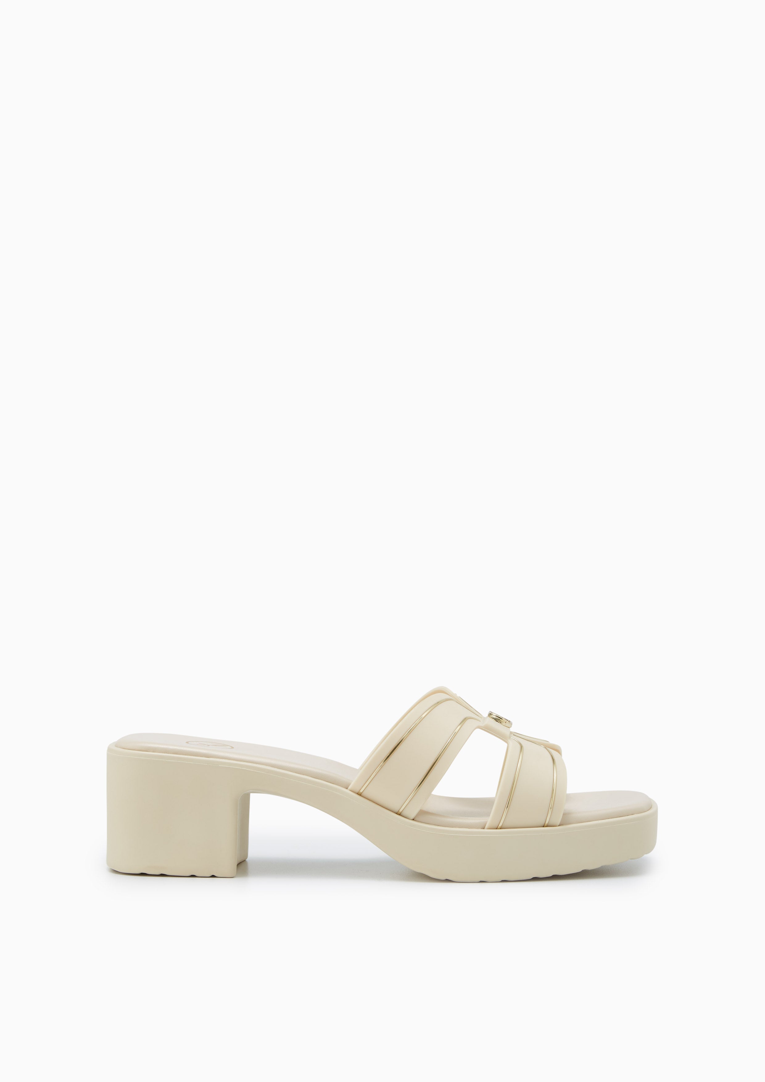 Hey Platform Mid Heels Ivory