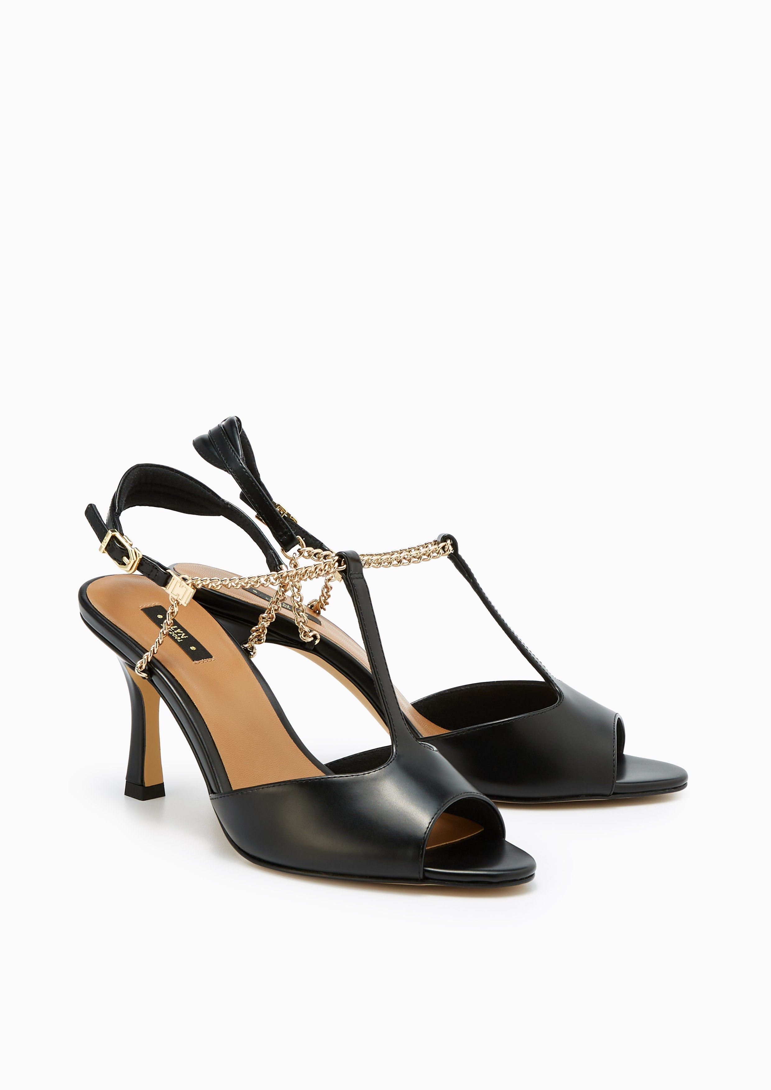 Bever High Heel Sandals Black