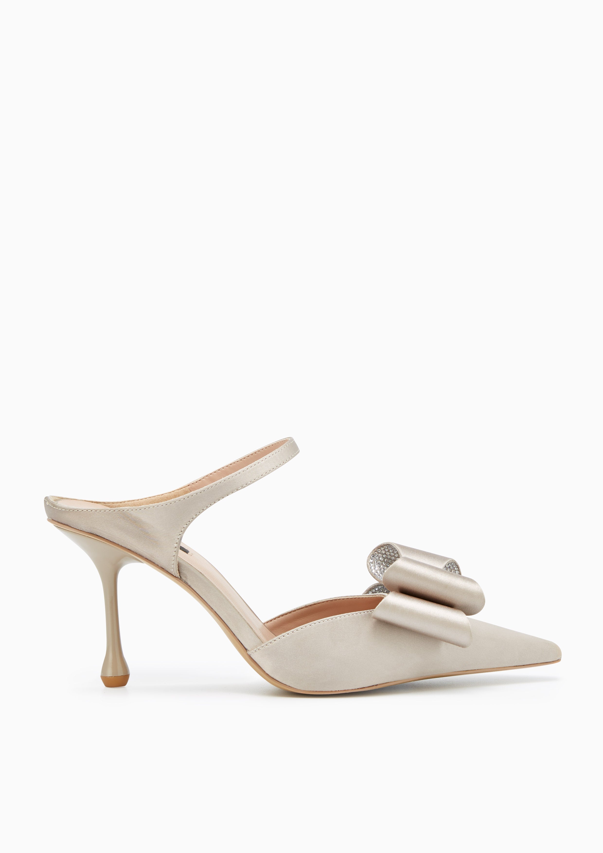 Icy Pump High Heel Slingbacks Taupe