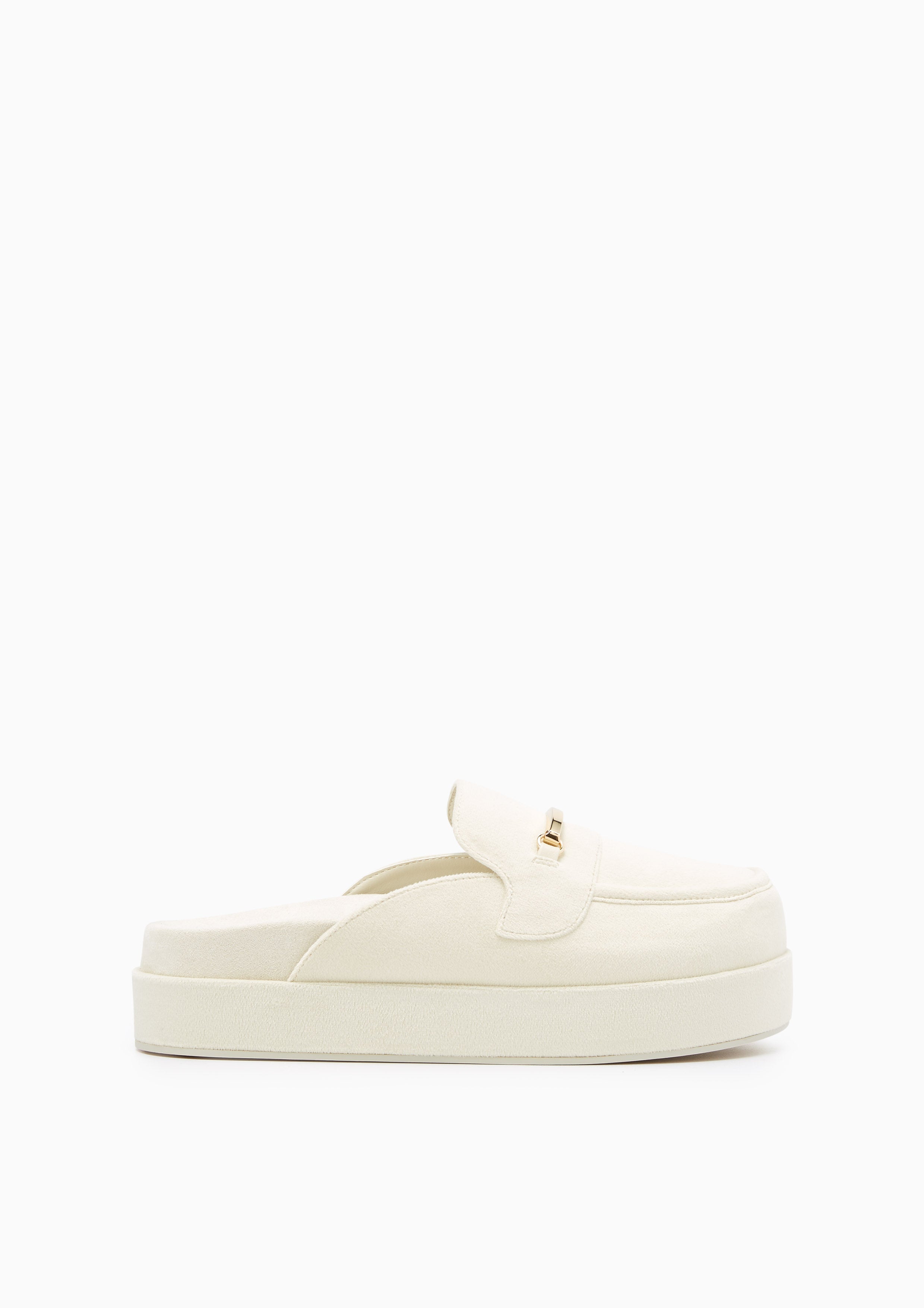 Glynn Platform Mules Ivory