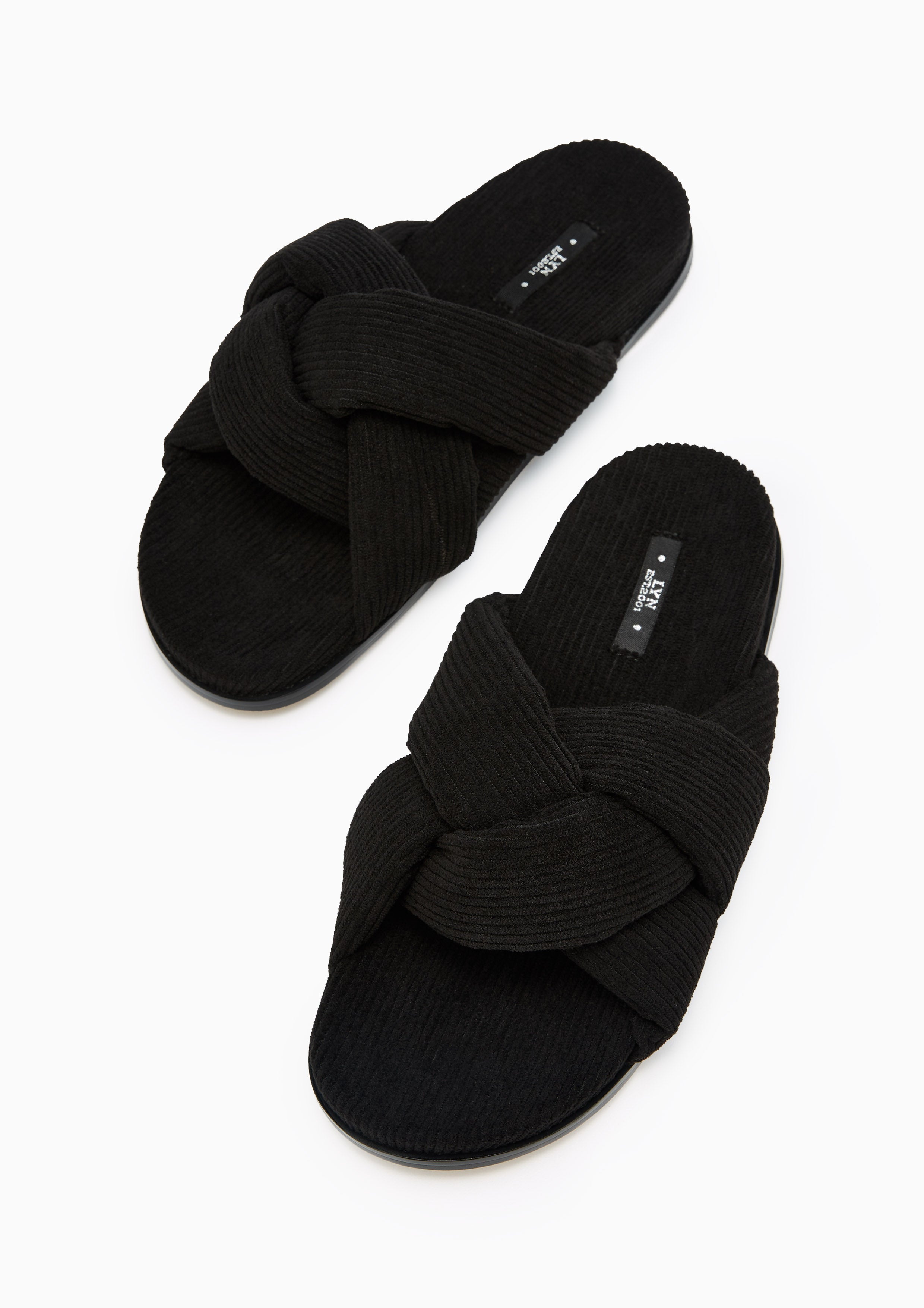 Jovi Flat Sandals Black