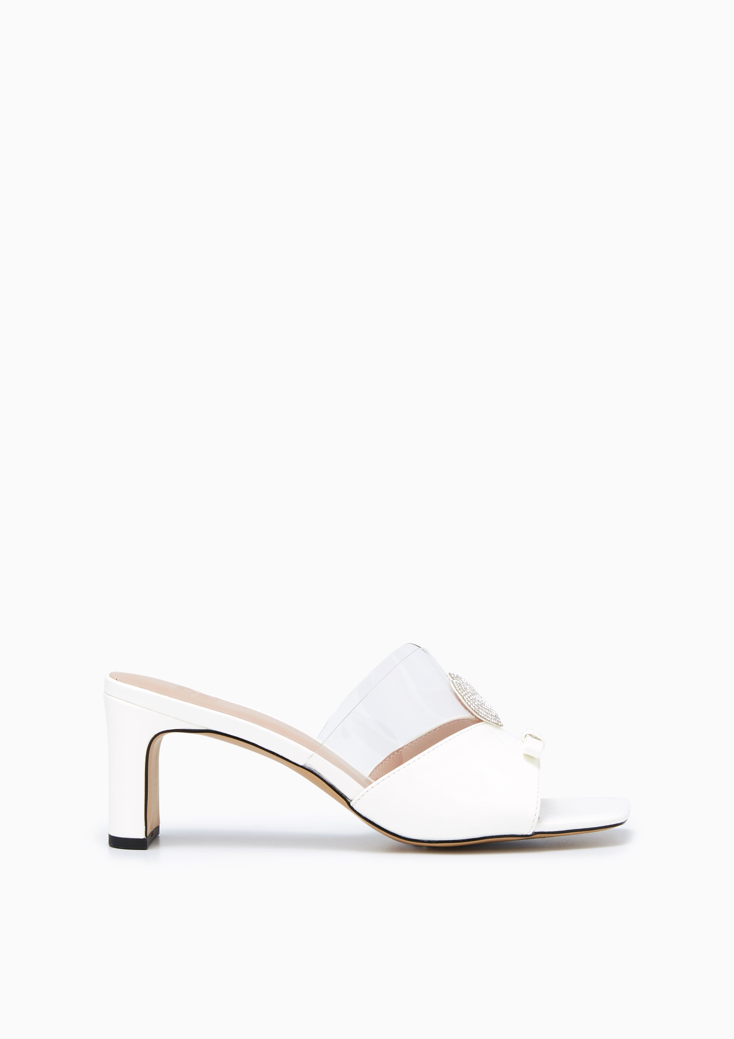 Tabi Baby Mid Heels White