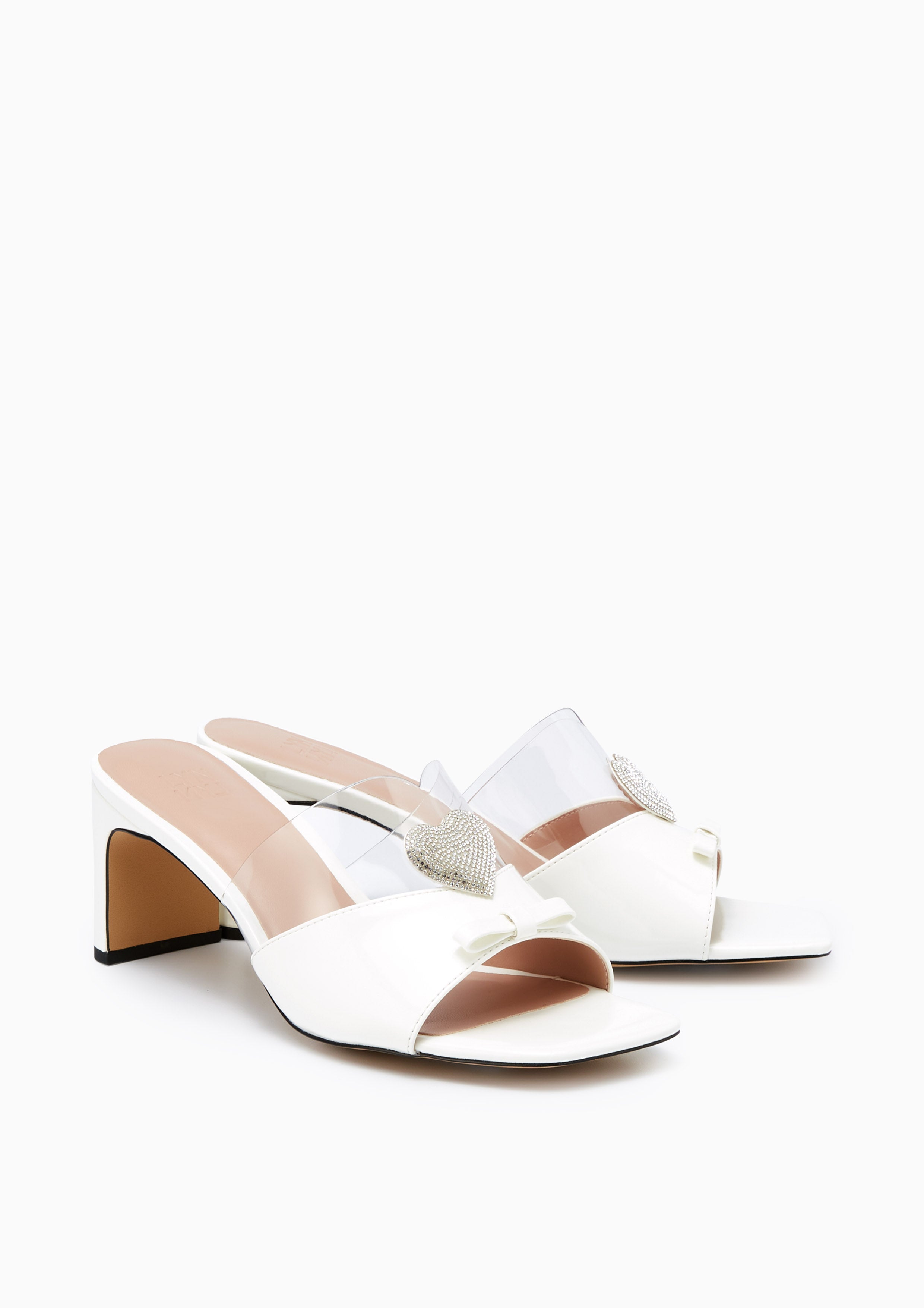 Tabi Baby Mid Heels White