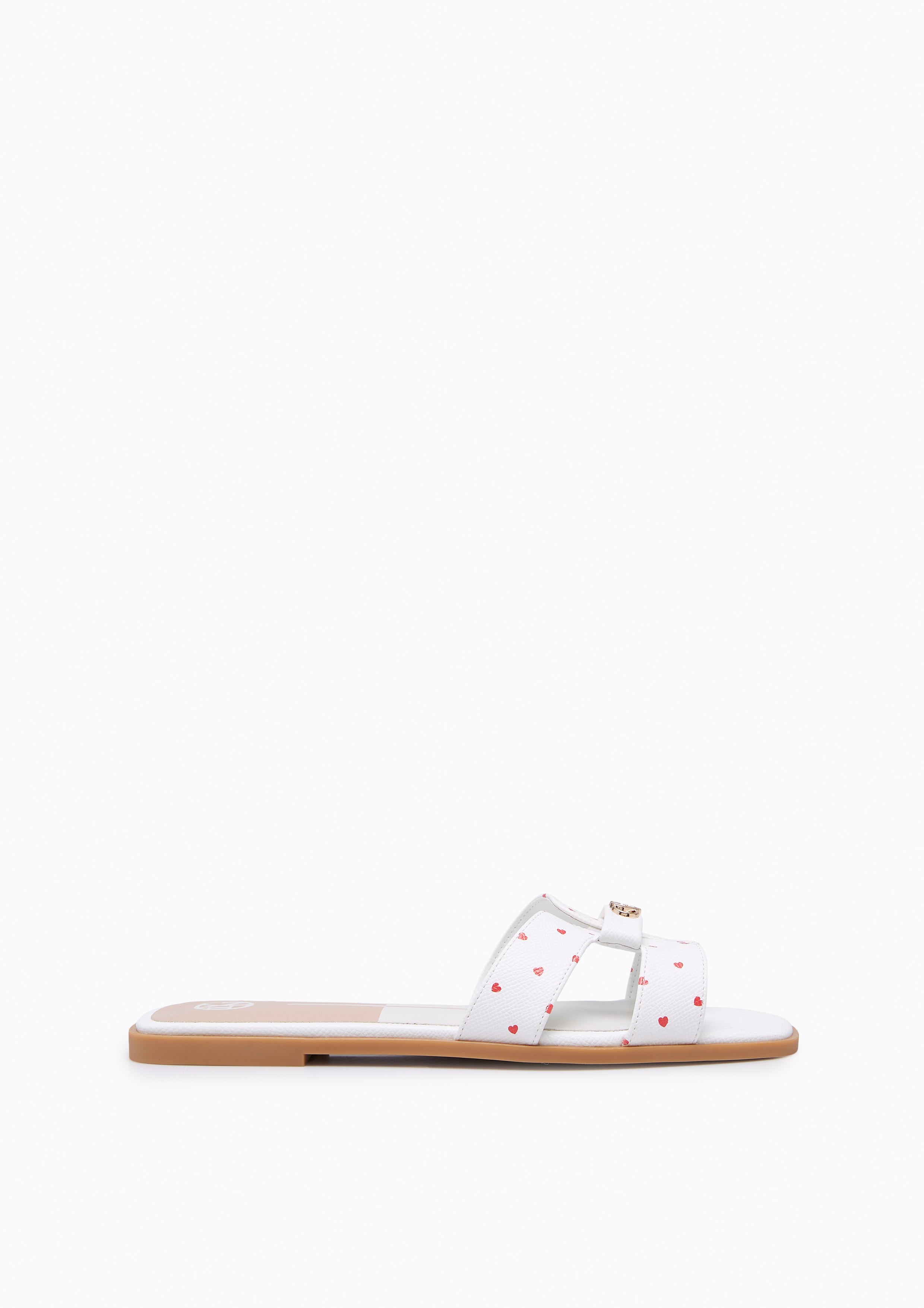 Hey Lovely Flat Sandals White