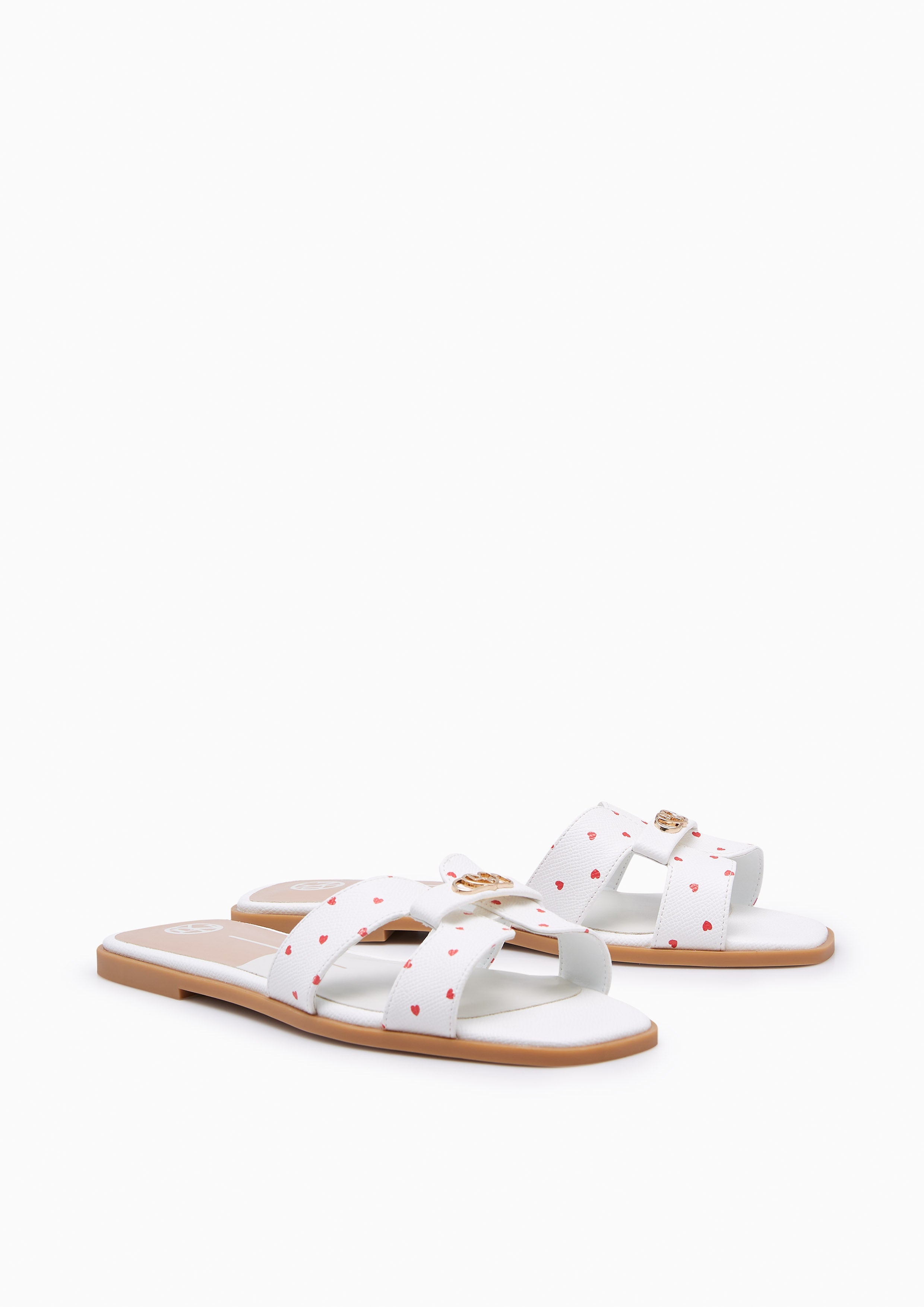 Hey Lovely Flat Sandals White