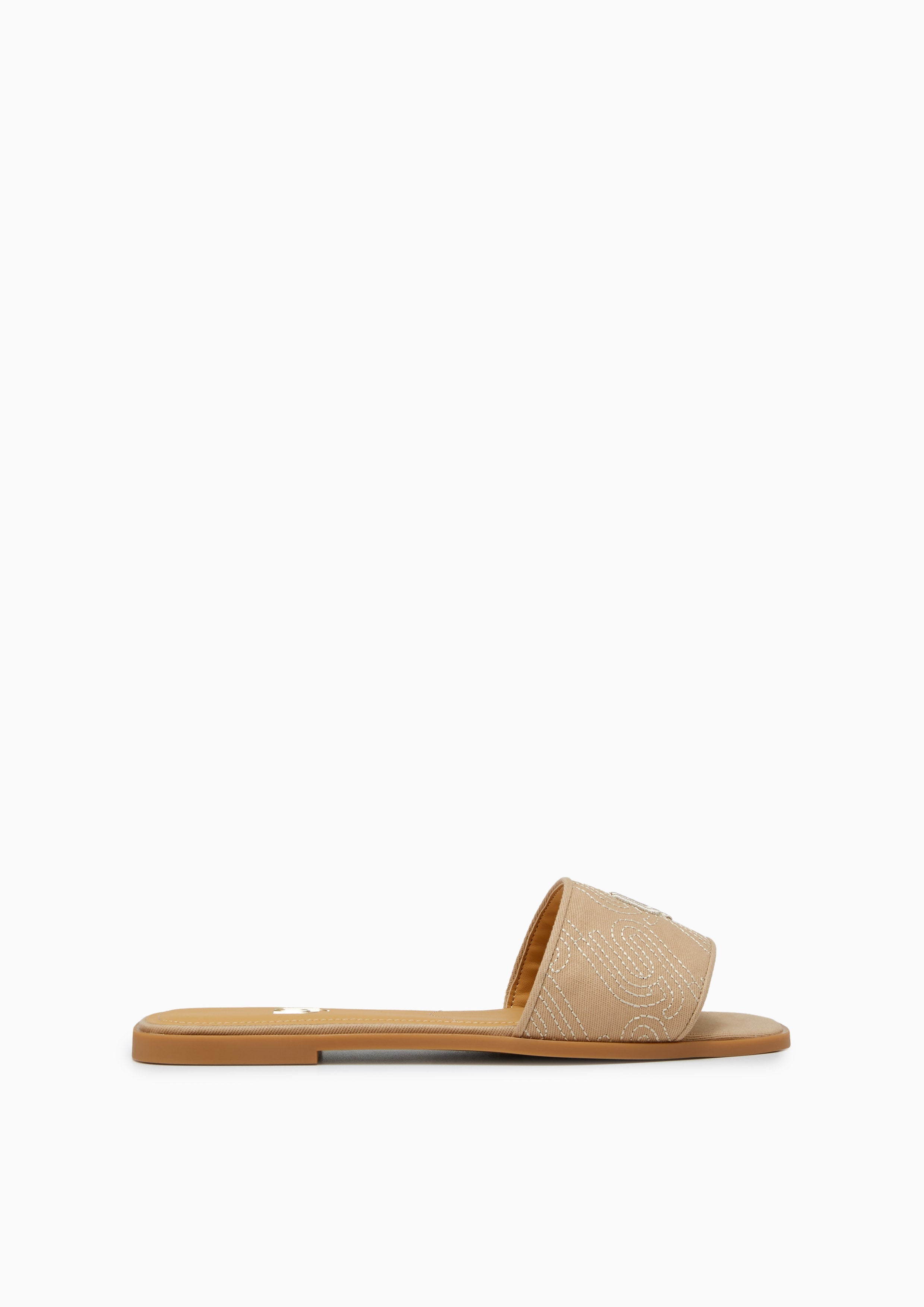 Viola Infinite Flat Sandals Beige