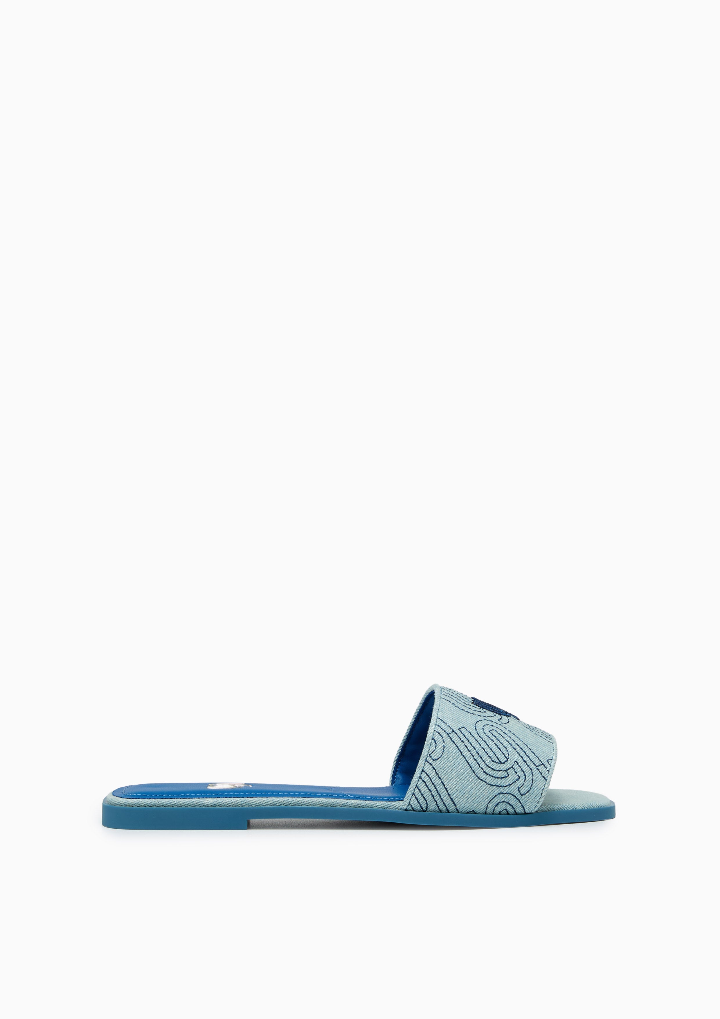 Viola Infinite Flat Sandals Blue