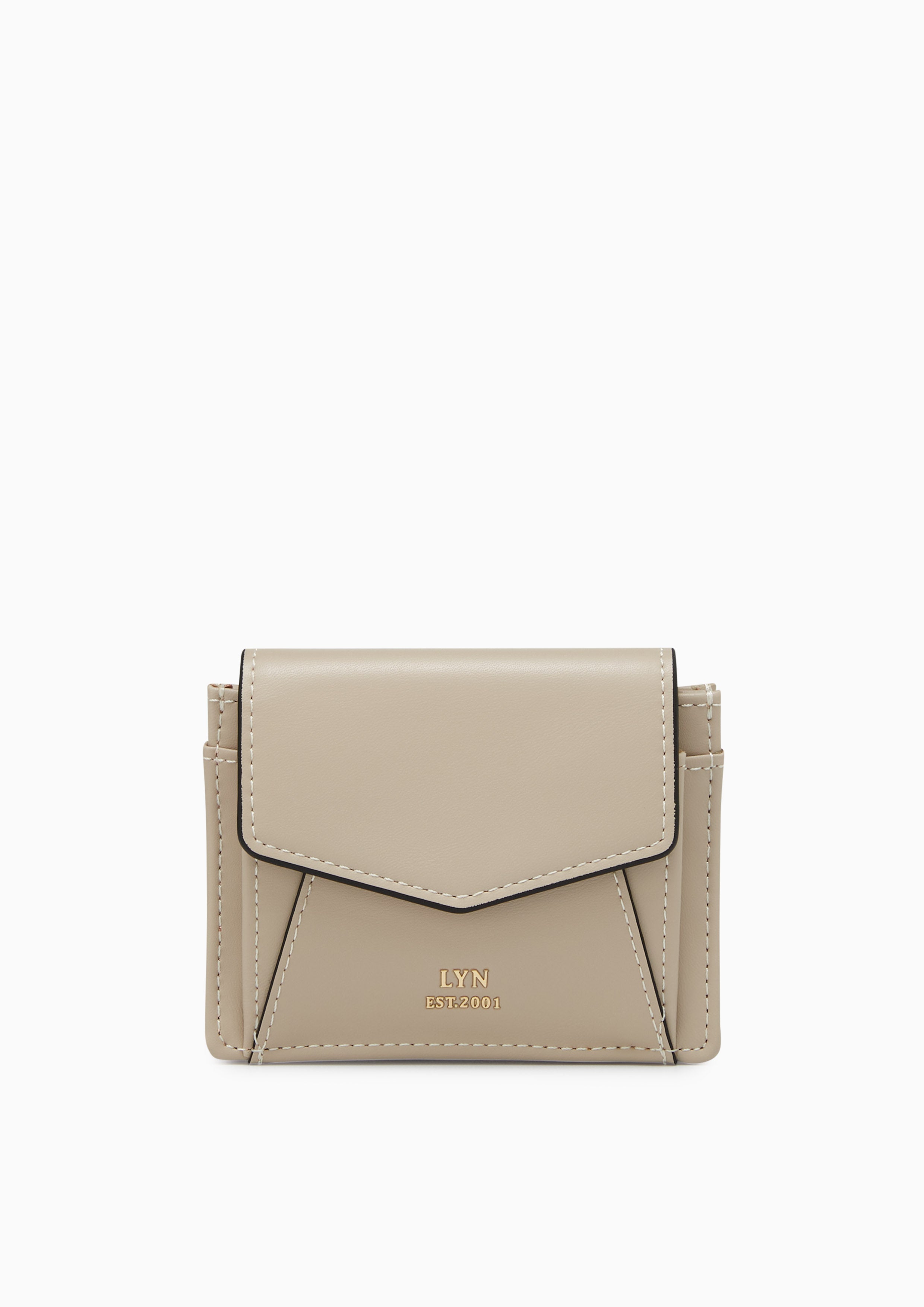 Andrea Short Wallet Beige