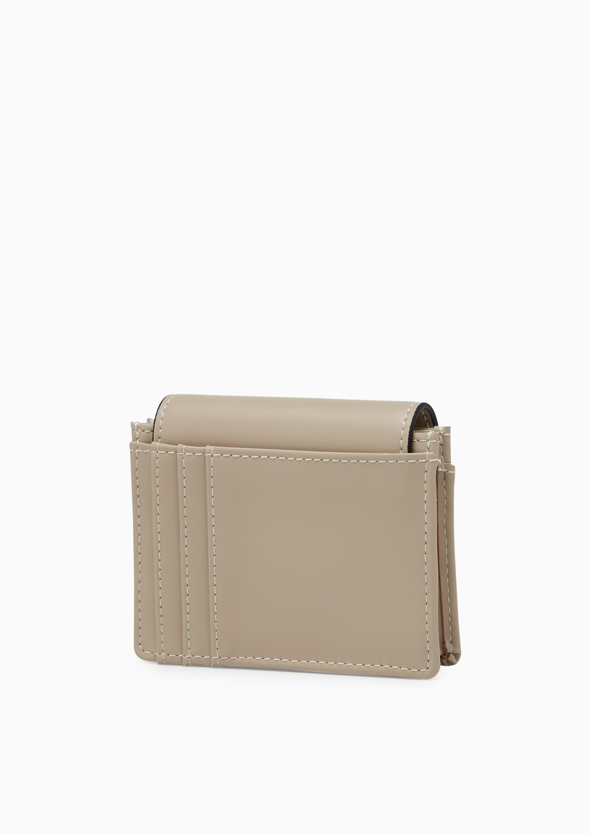 Andrea Short Wallet Beige