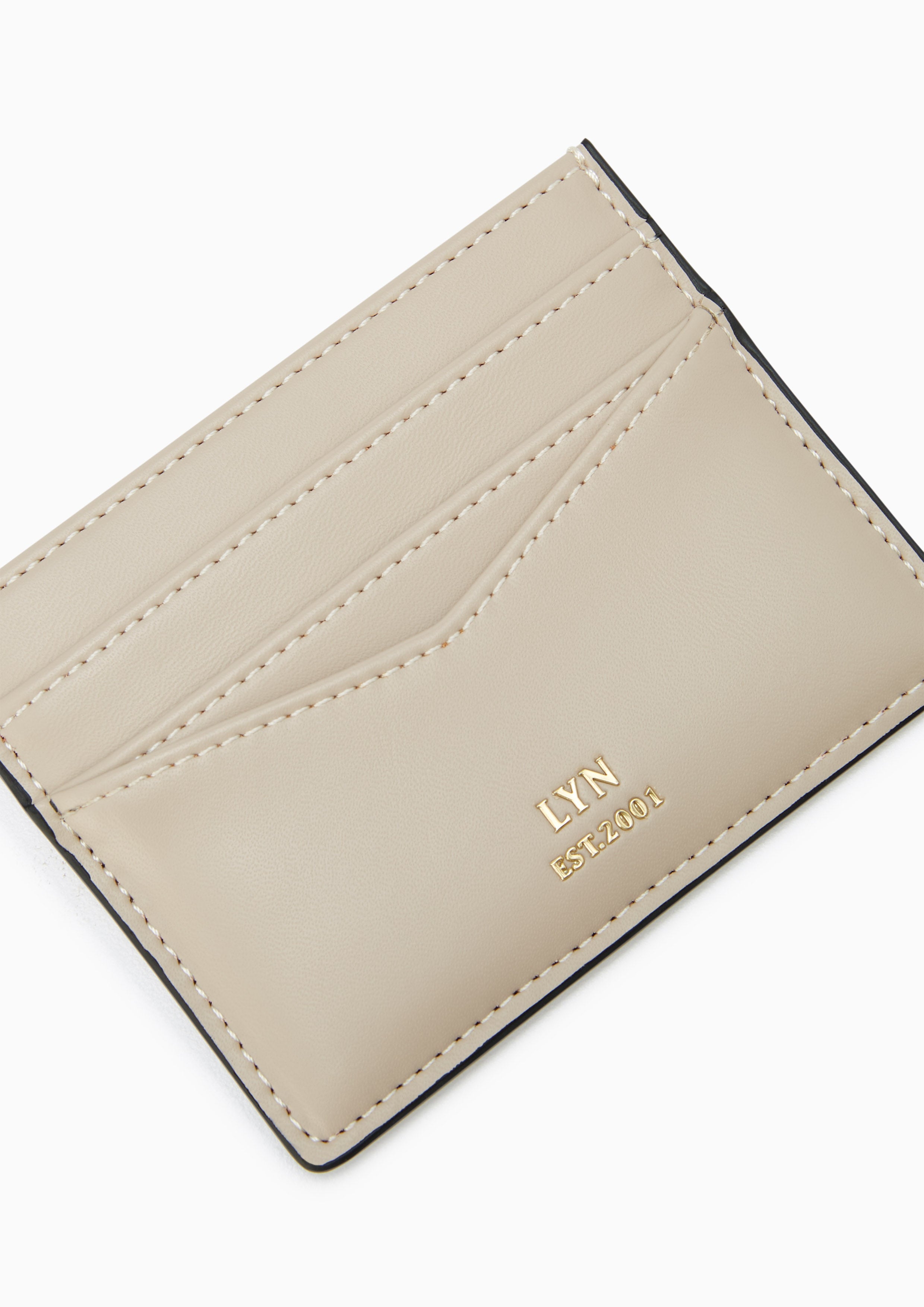 Andrea Card Holder Beige