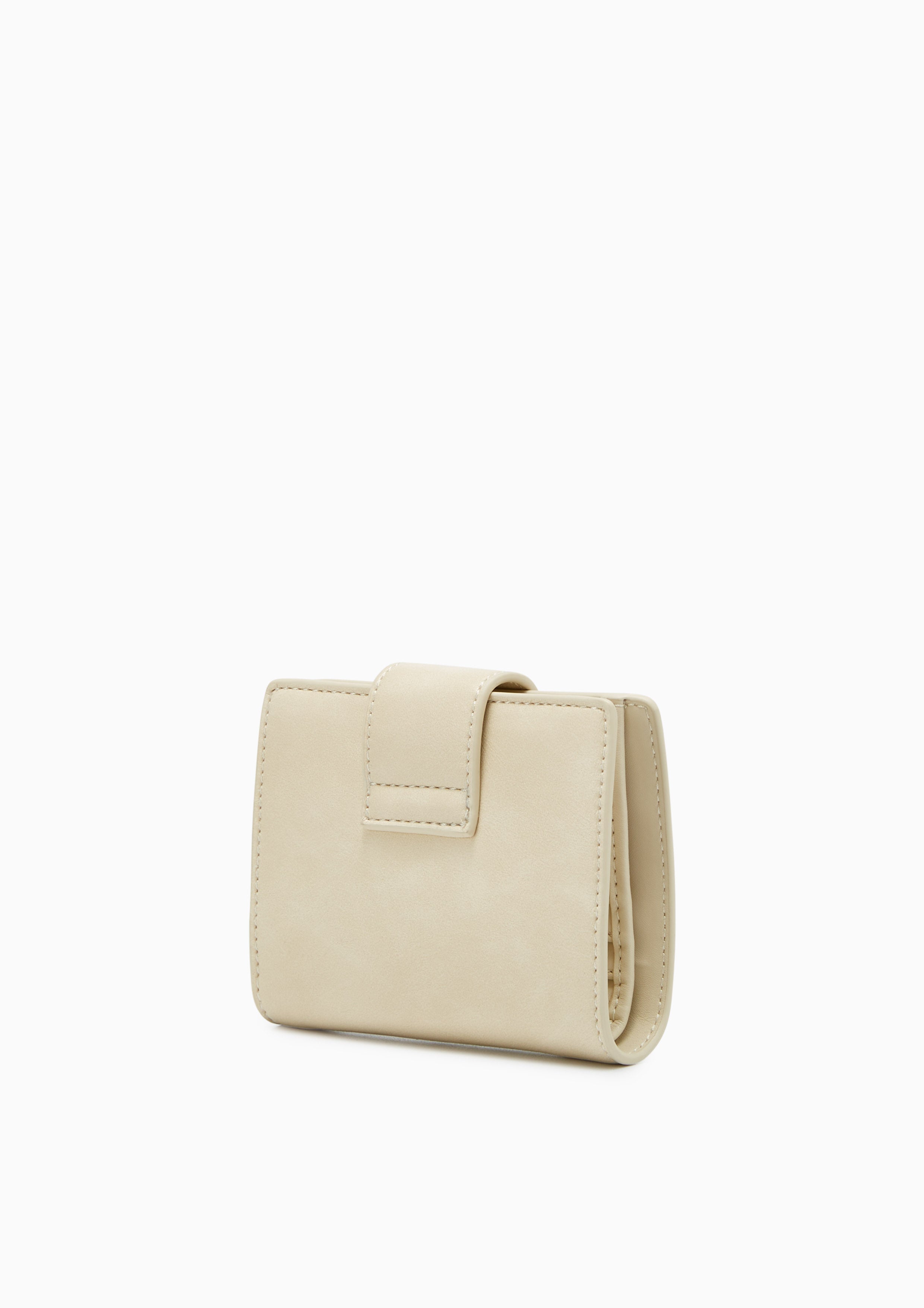 Handi Flap Short Wallet Ivory