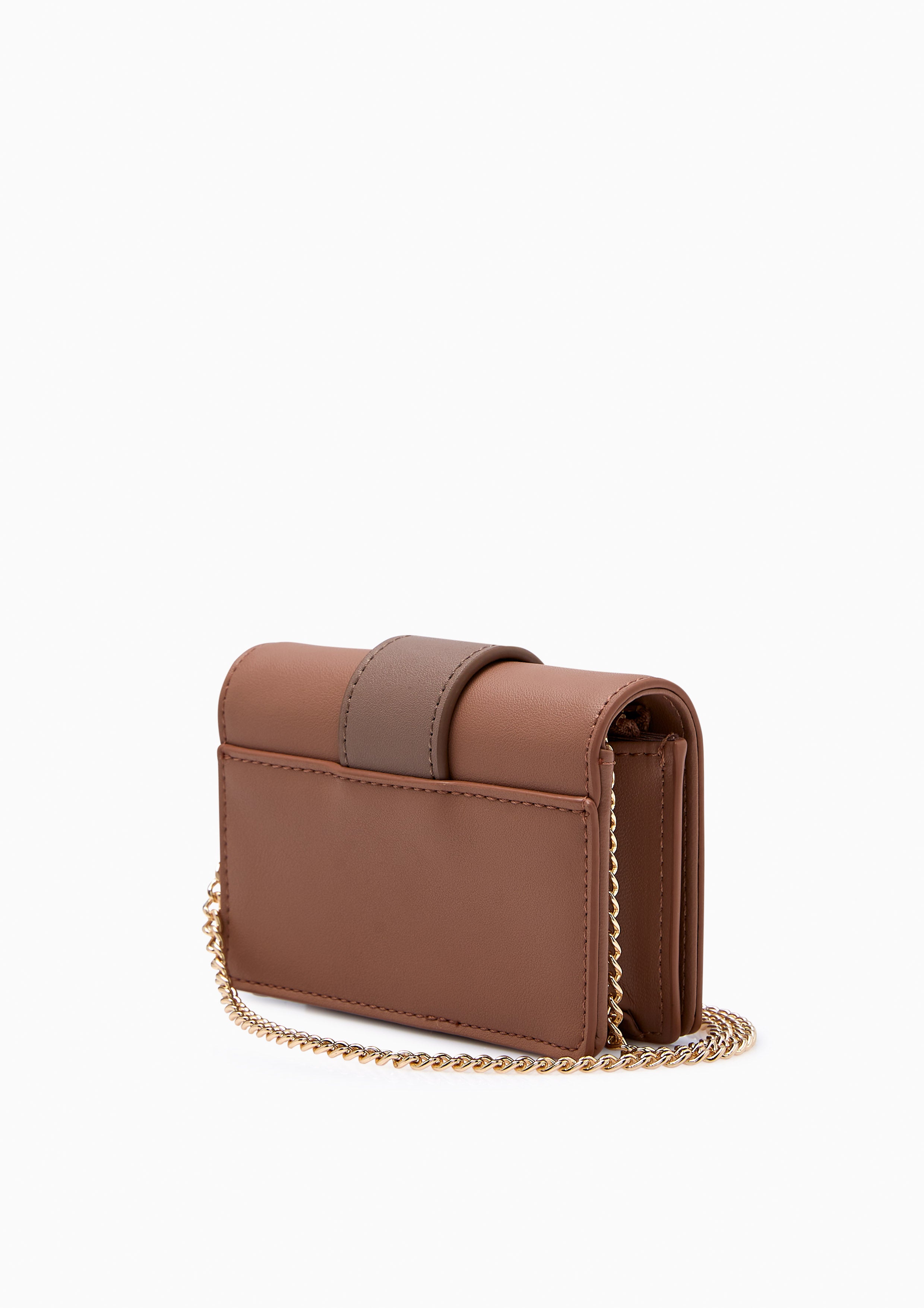 Alissa Infinite Short Wallet On Chain Light Brown