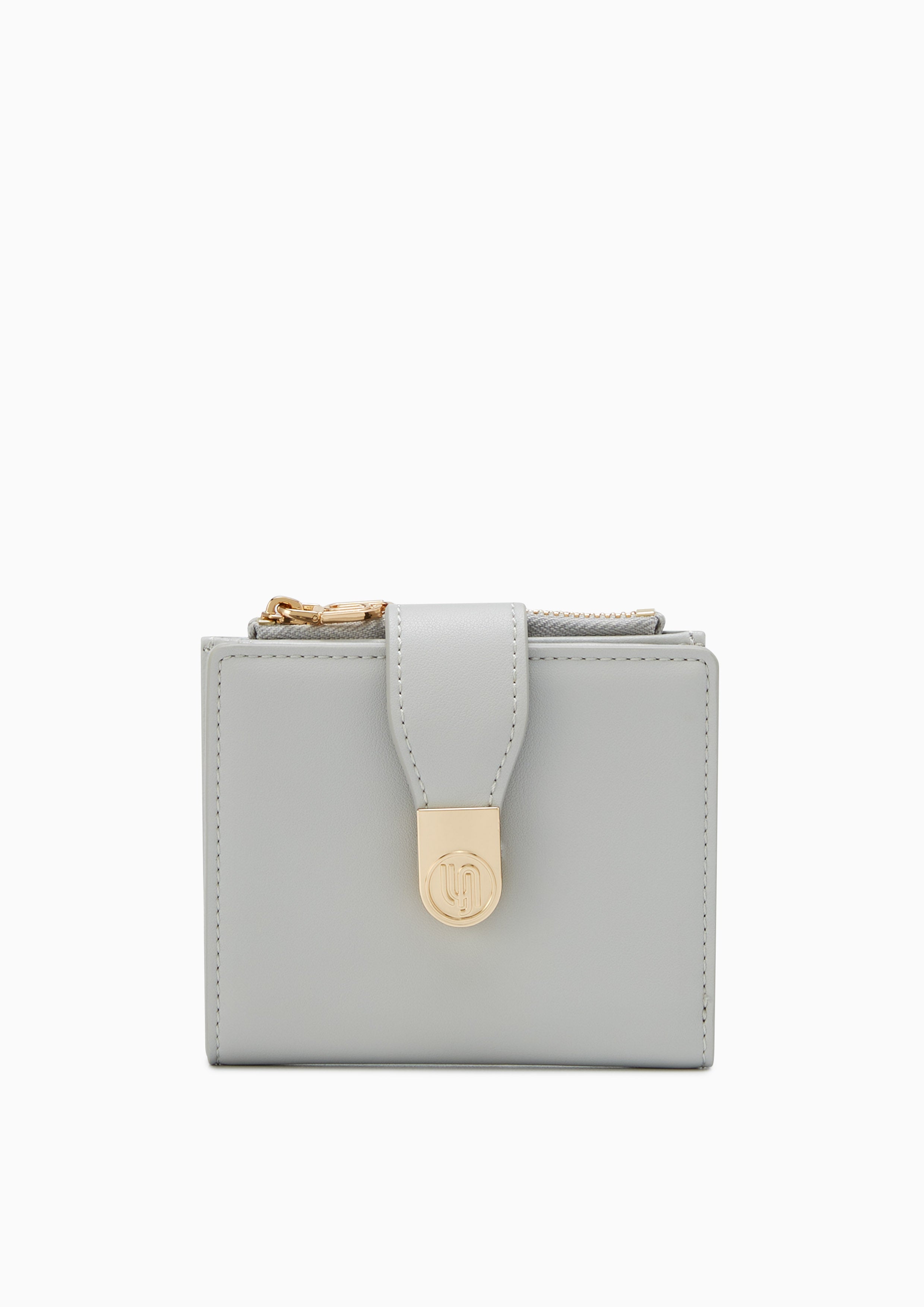 Alissa Infinite Short Wallet On Chain Light Grey