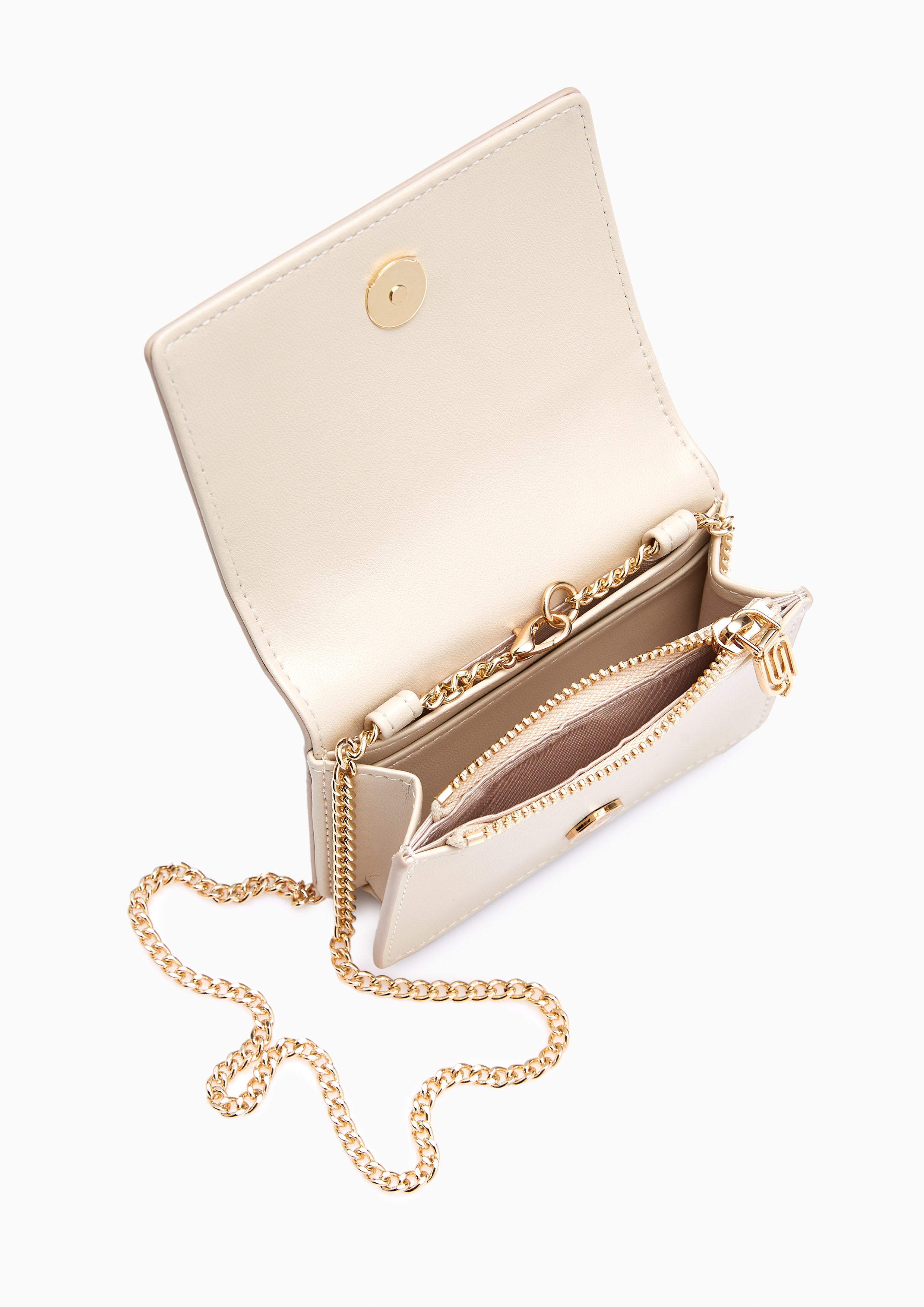 Alissa Infinite Short Wallet On Chain Ivory