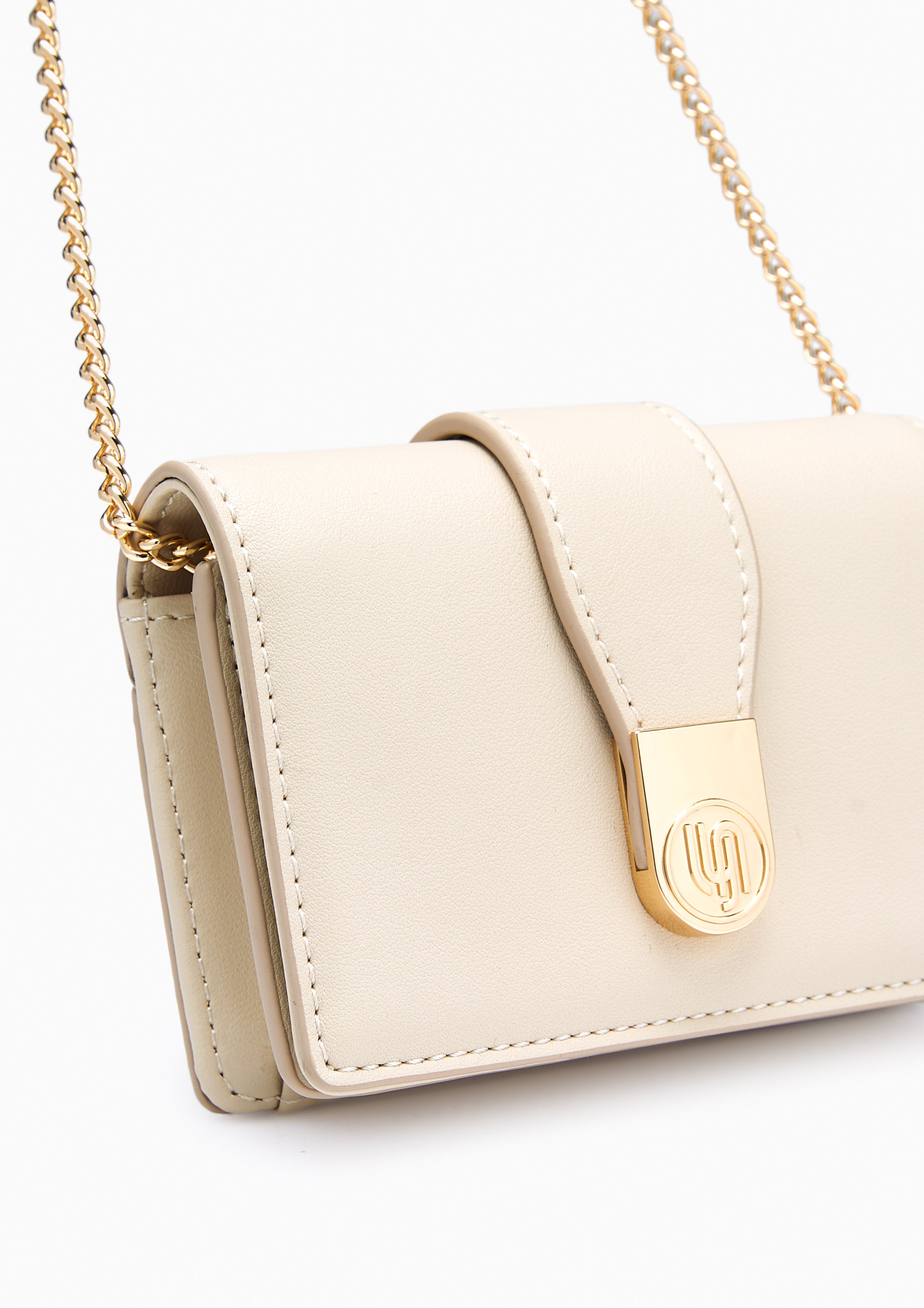 Alissa Infinite Short Wallet On Chain Ivory