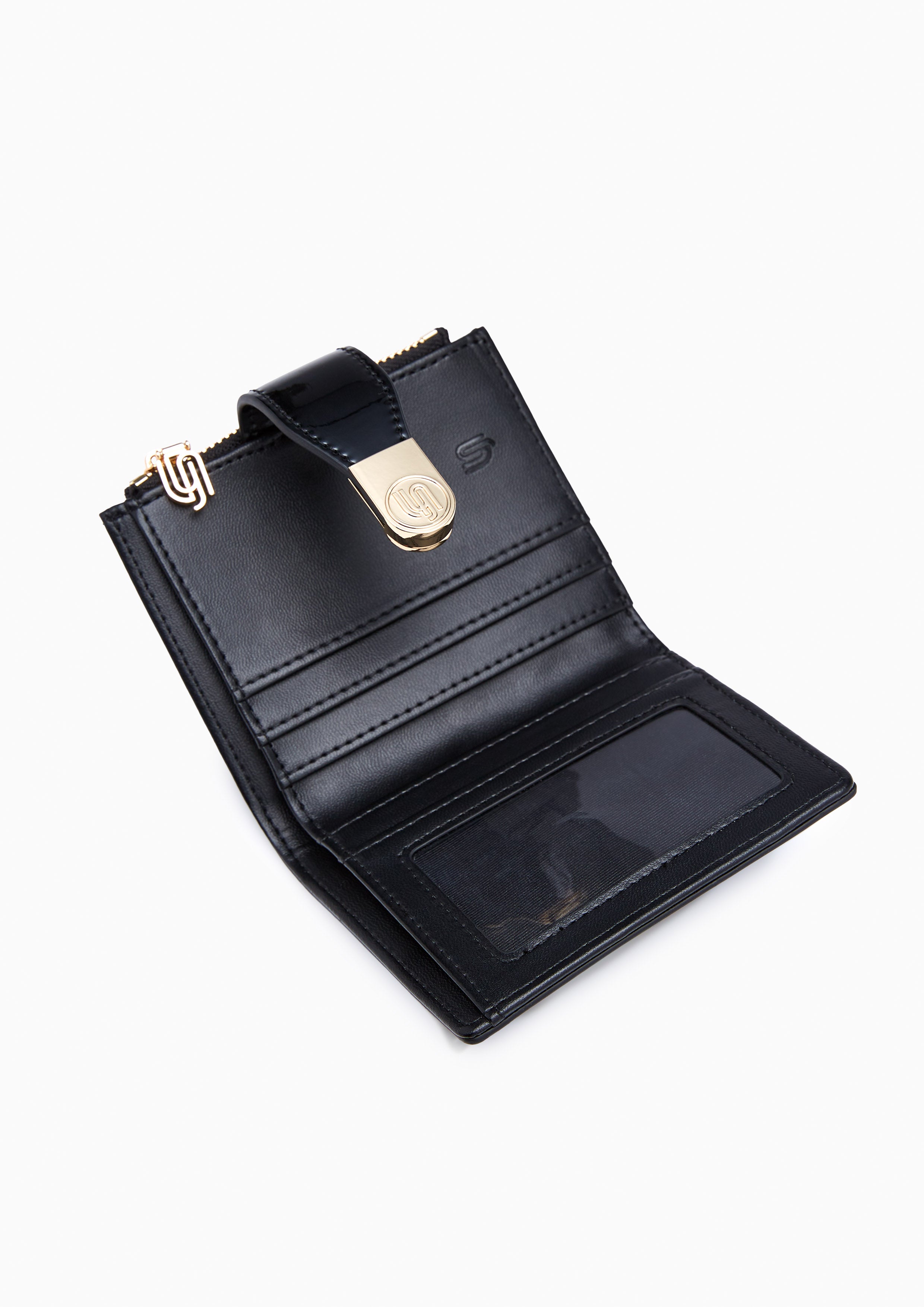 Alissa Infinite Short Wallet Black