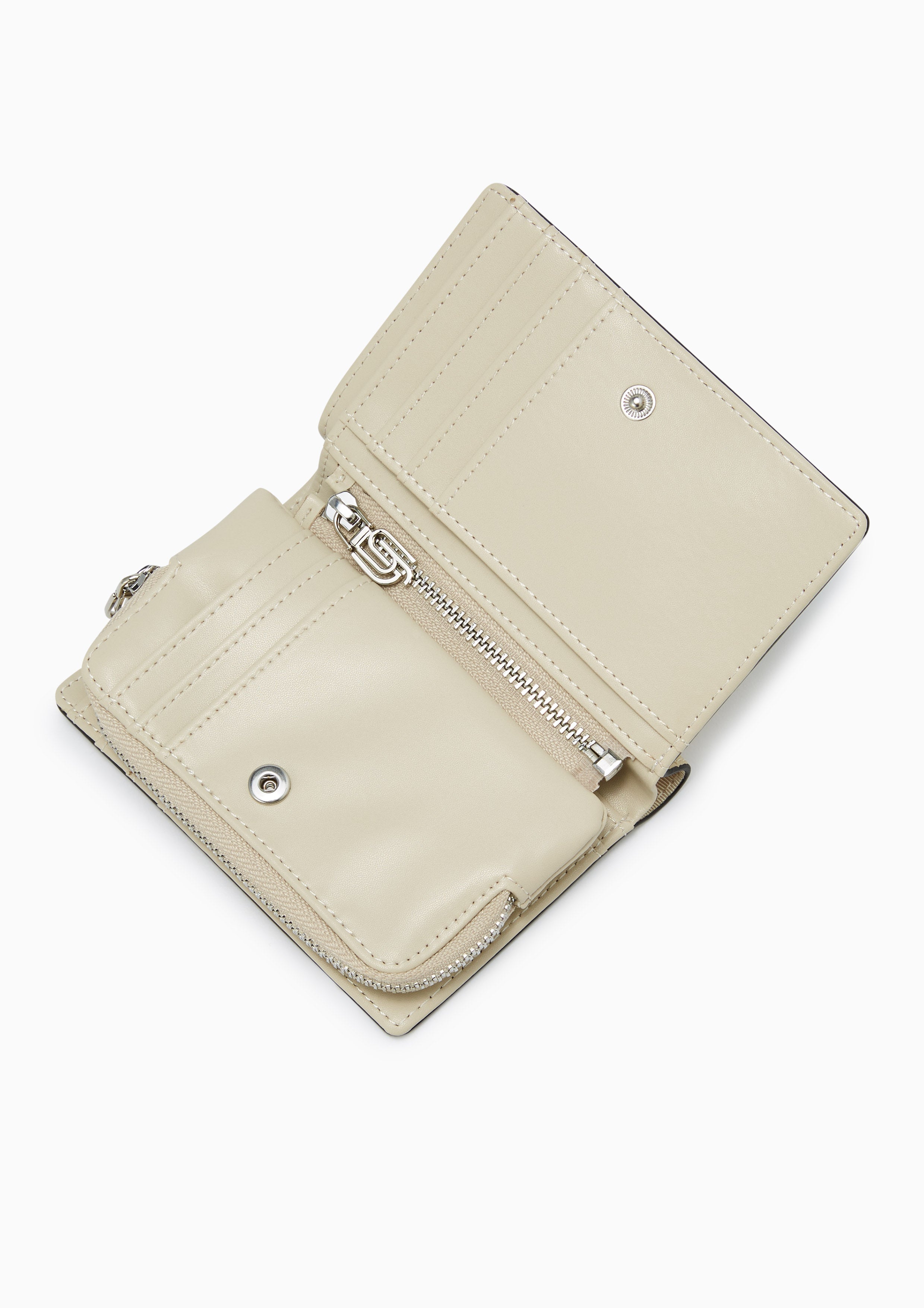 Benjie Infinite Short Wallet  Ivory